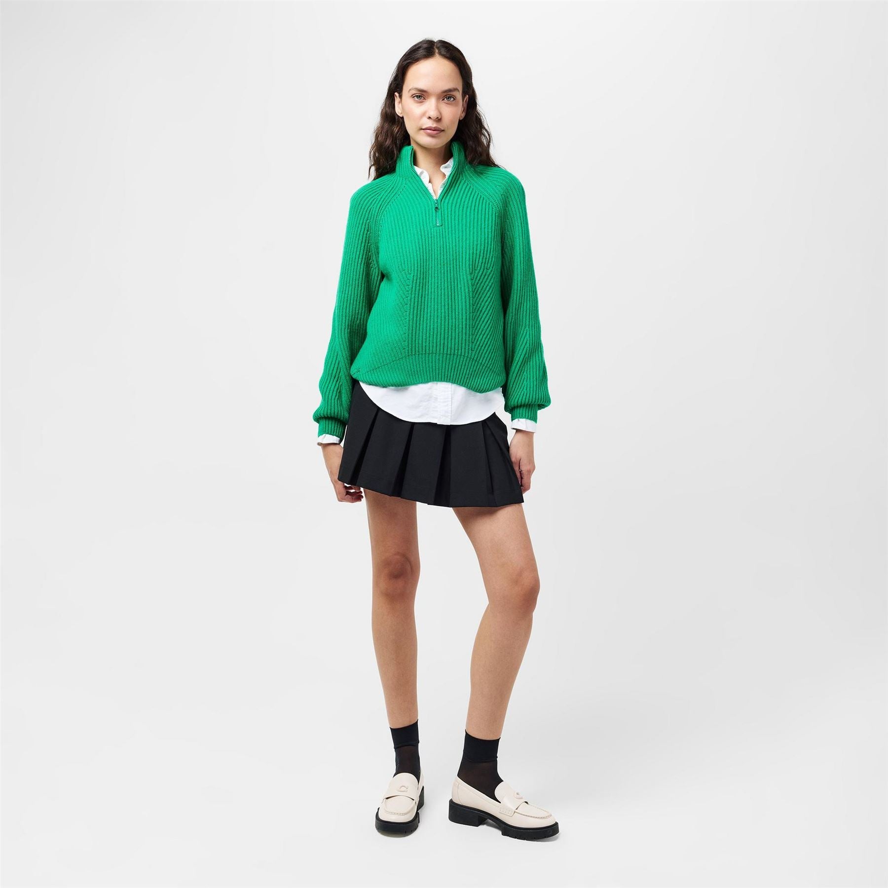 Lacoste Relaxed Fit Raglan Sleeve Sweater
