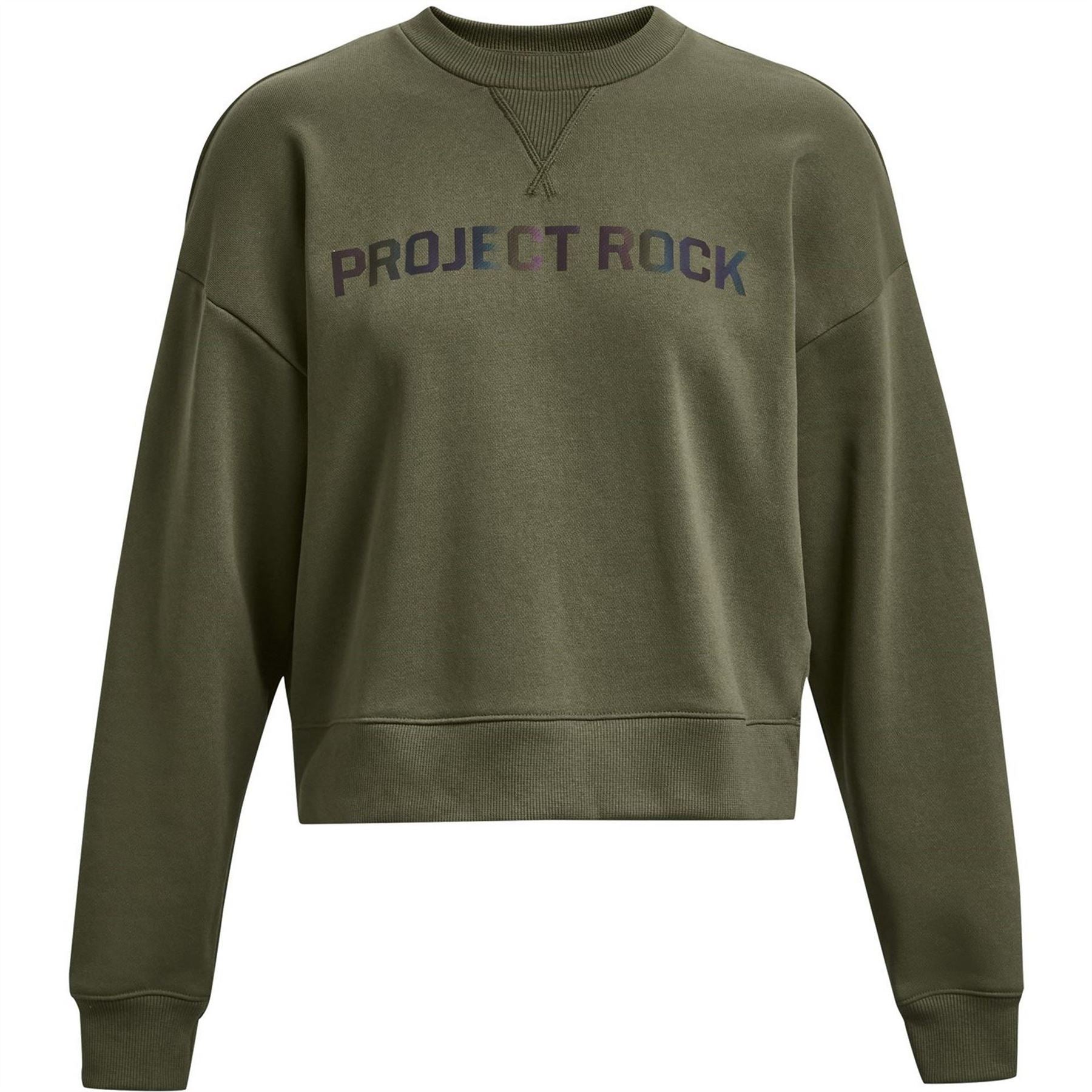 Under Armour Womens Armour Pjt Rck Hw Leg Day Crew Sweatshirt