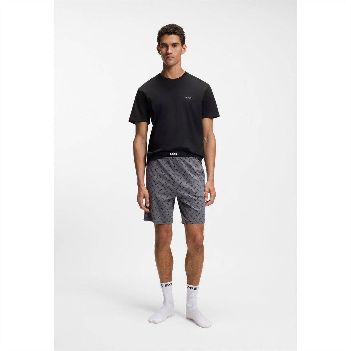 Boss Crew Neck Short Sleeve T-Shirt and Short Set