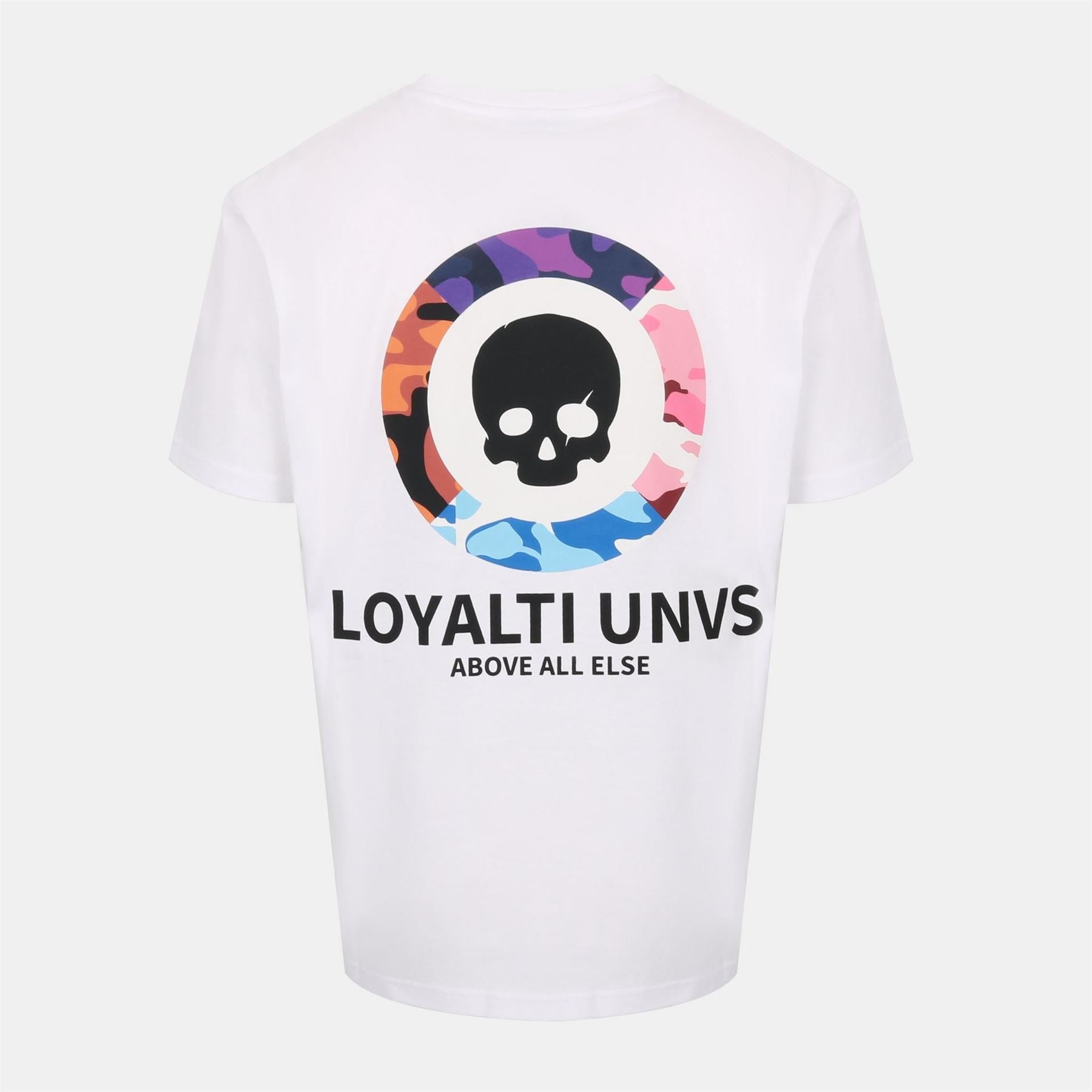 Loyalti Camo Skull Crew Neck Short Sleeve T-Shirt