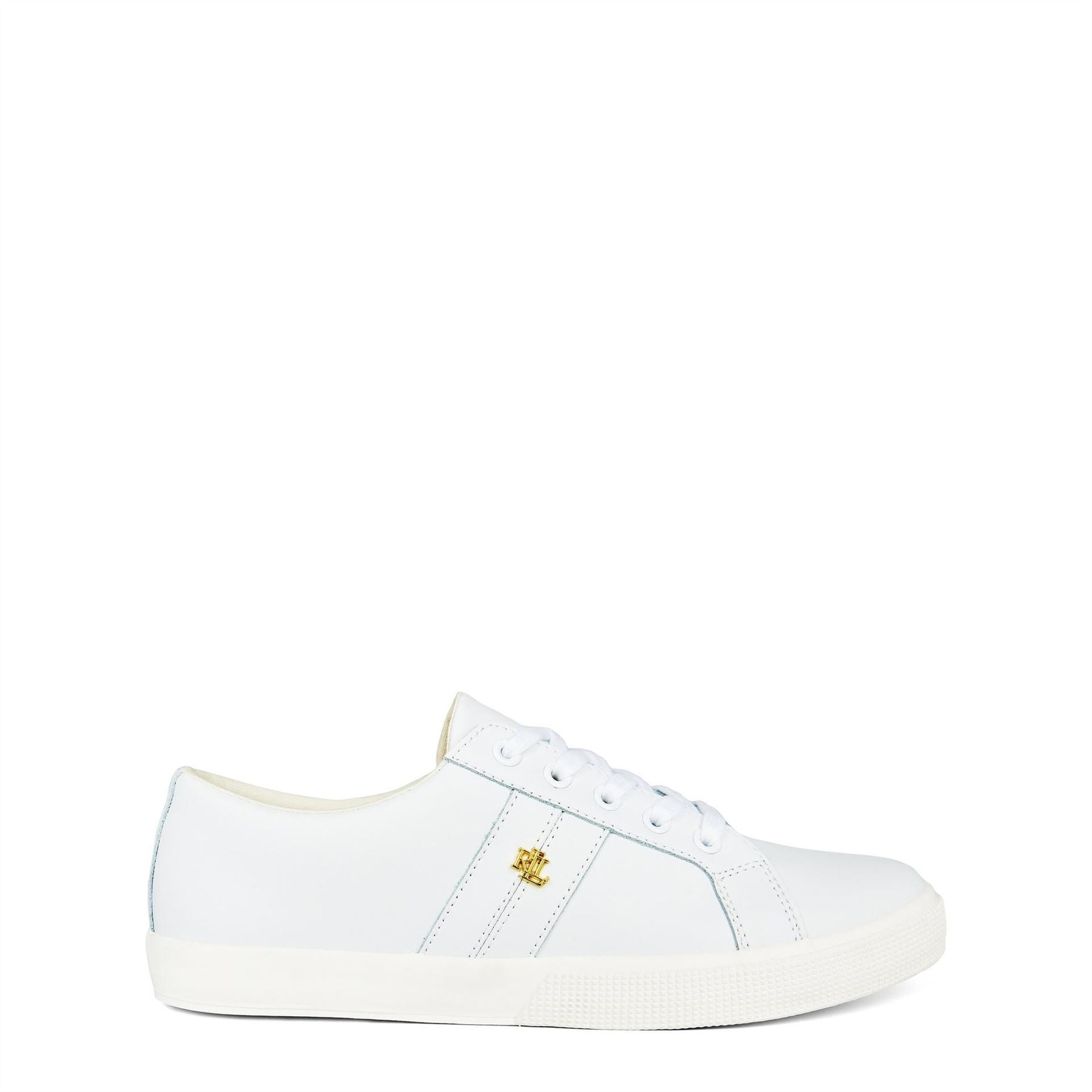 Lauren by Ralph Lauren Janson Leather Court Trainers
