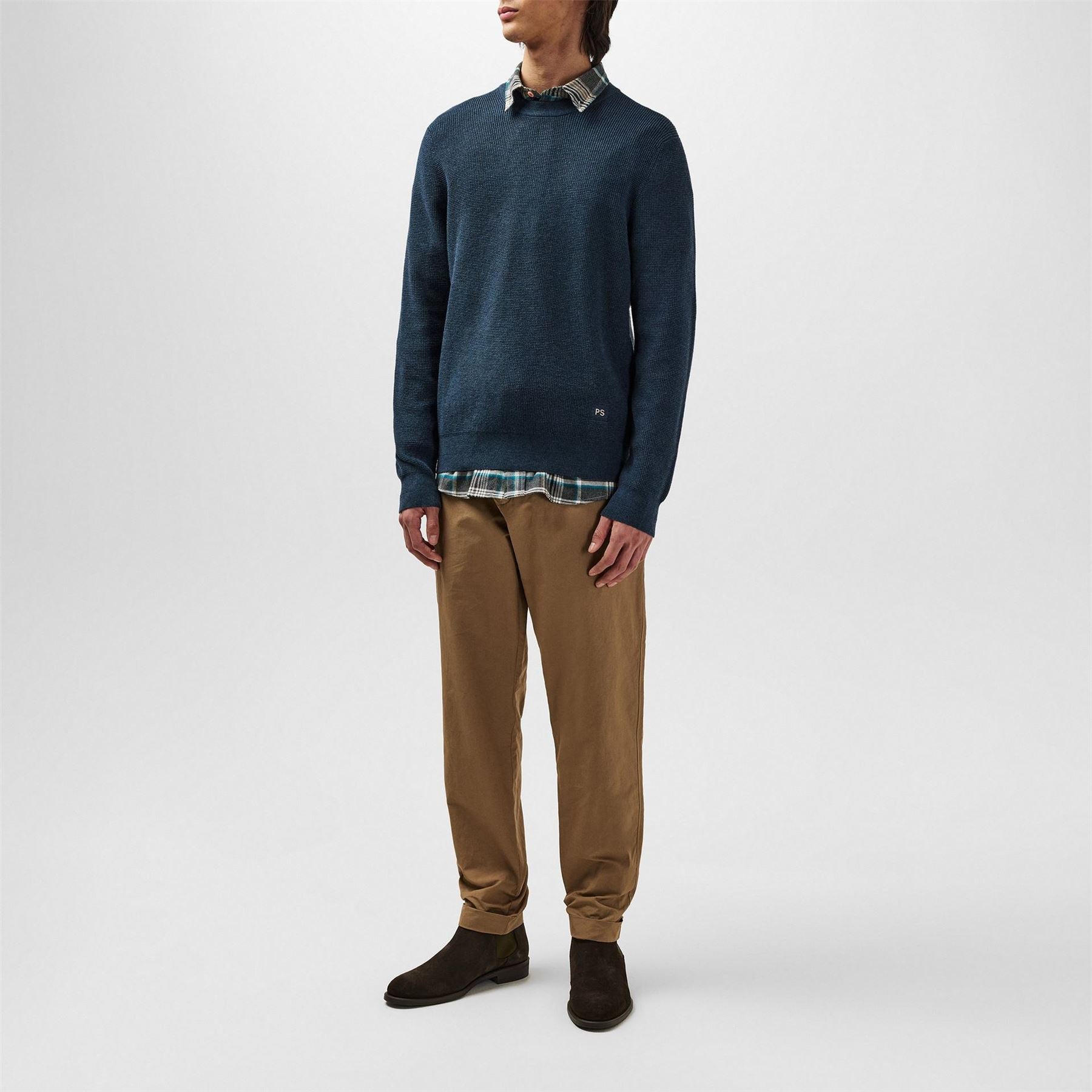 PS Paul Smith Crew Neck Regular Fit Long Sleeve Sweater