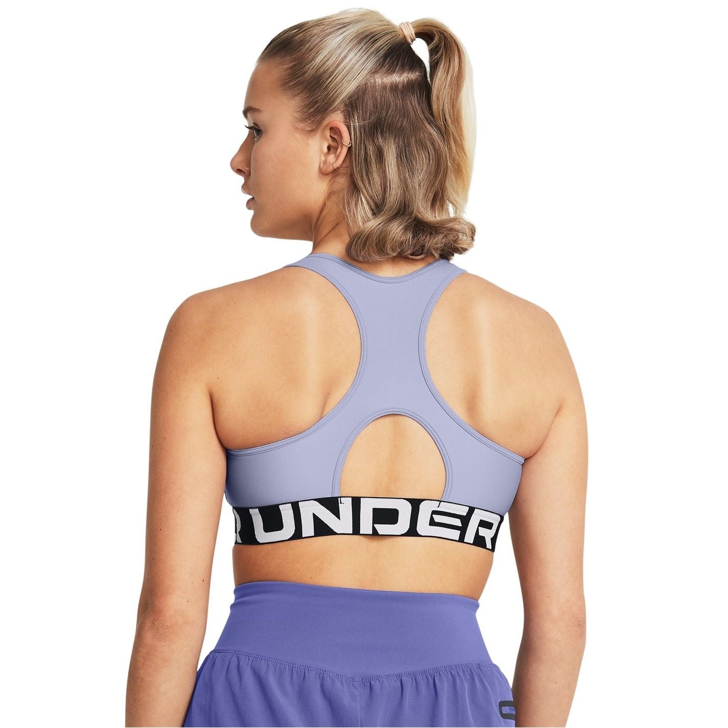 Under Armour Womens Armour Heatgear® Armour Mid Branded Sports Bra