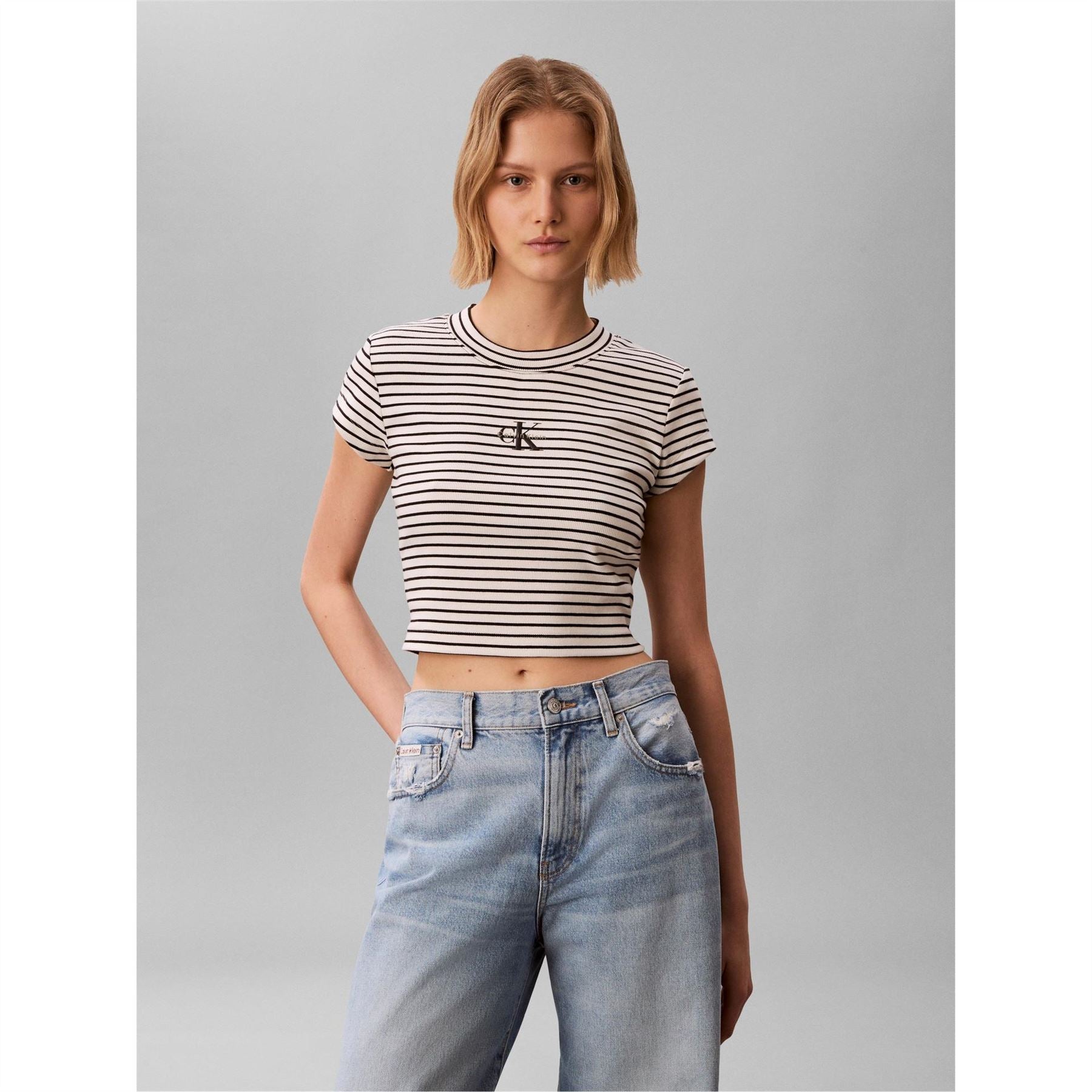 Calvin Klein Jeans Baby Rib Tee Ld63