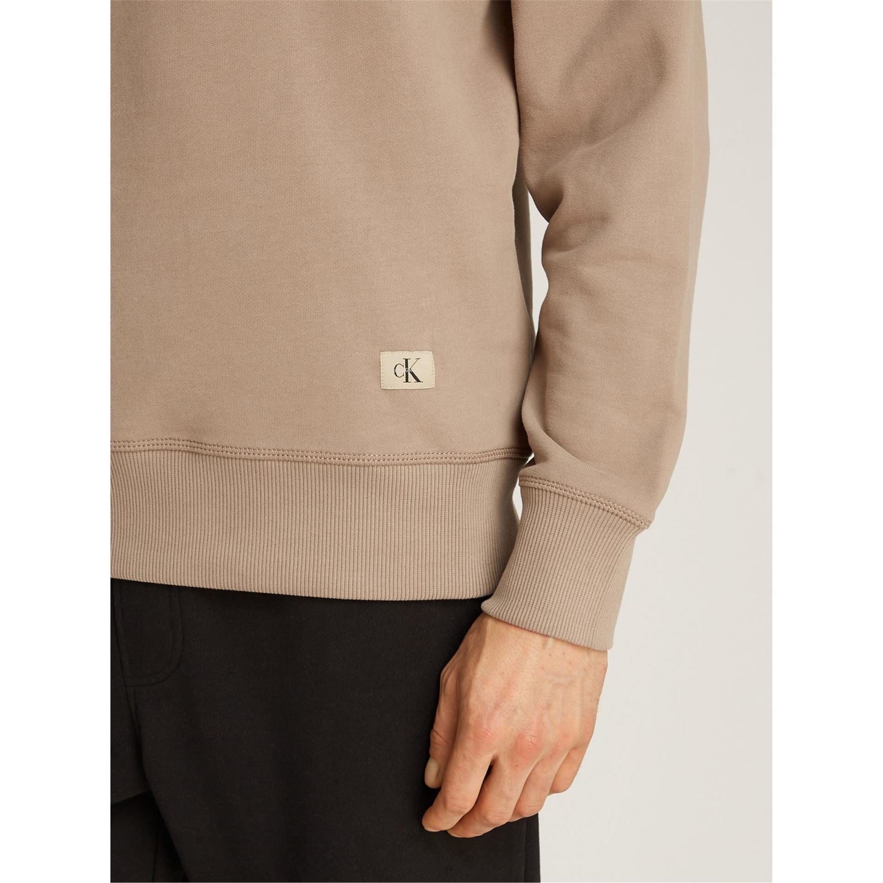 Calvin Klein Jeans Label Regular Fit Long Sleeve Sweatshirt