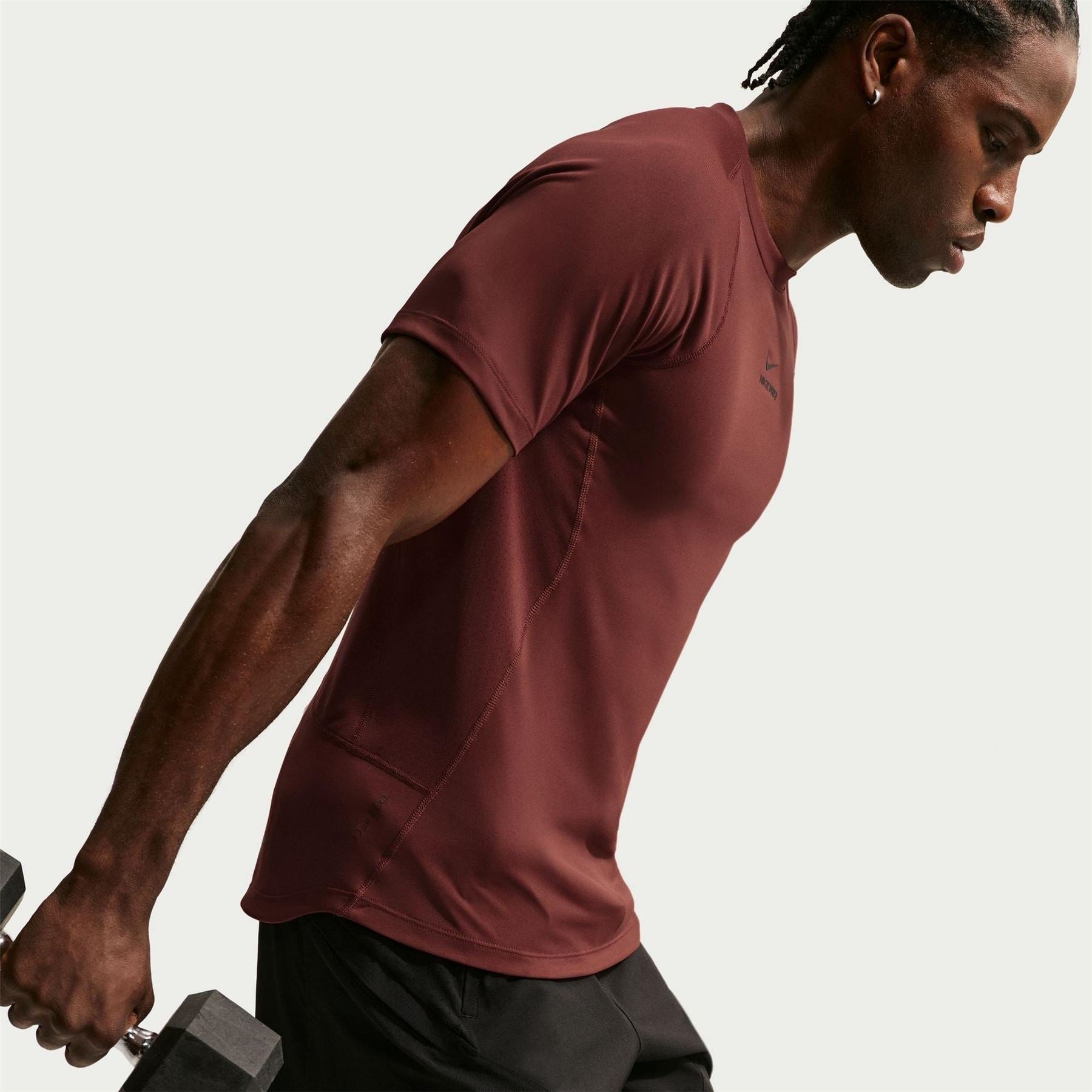 Nike Mens Pro Training Dri Fit Short Sleeve Top