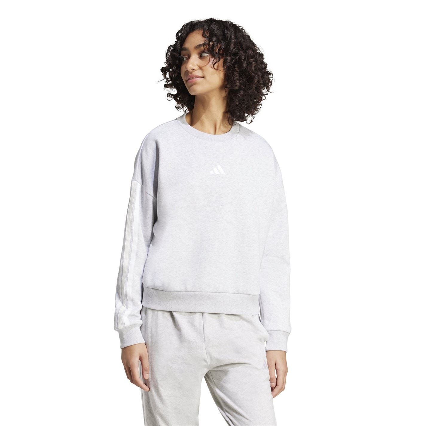 adidas Womens Studio Lounge 3 Stripes Sweatshirt