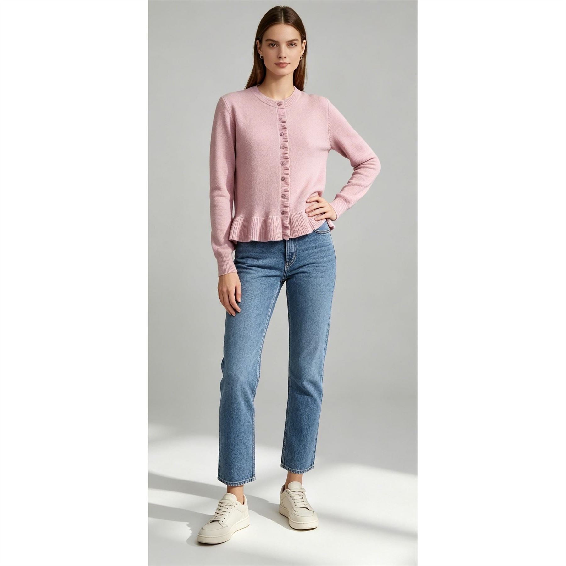 Miso Frill Hem Cardi Ld71