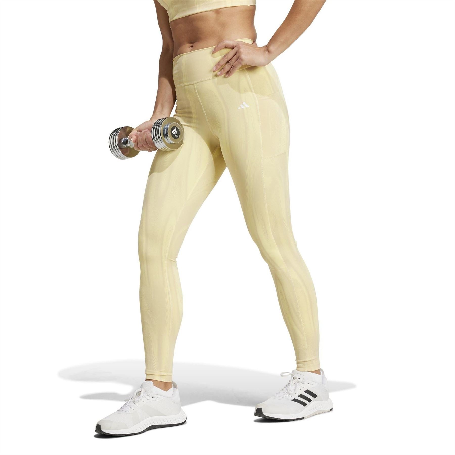 adidas Womens Optime Full Length Print Leggings