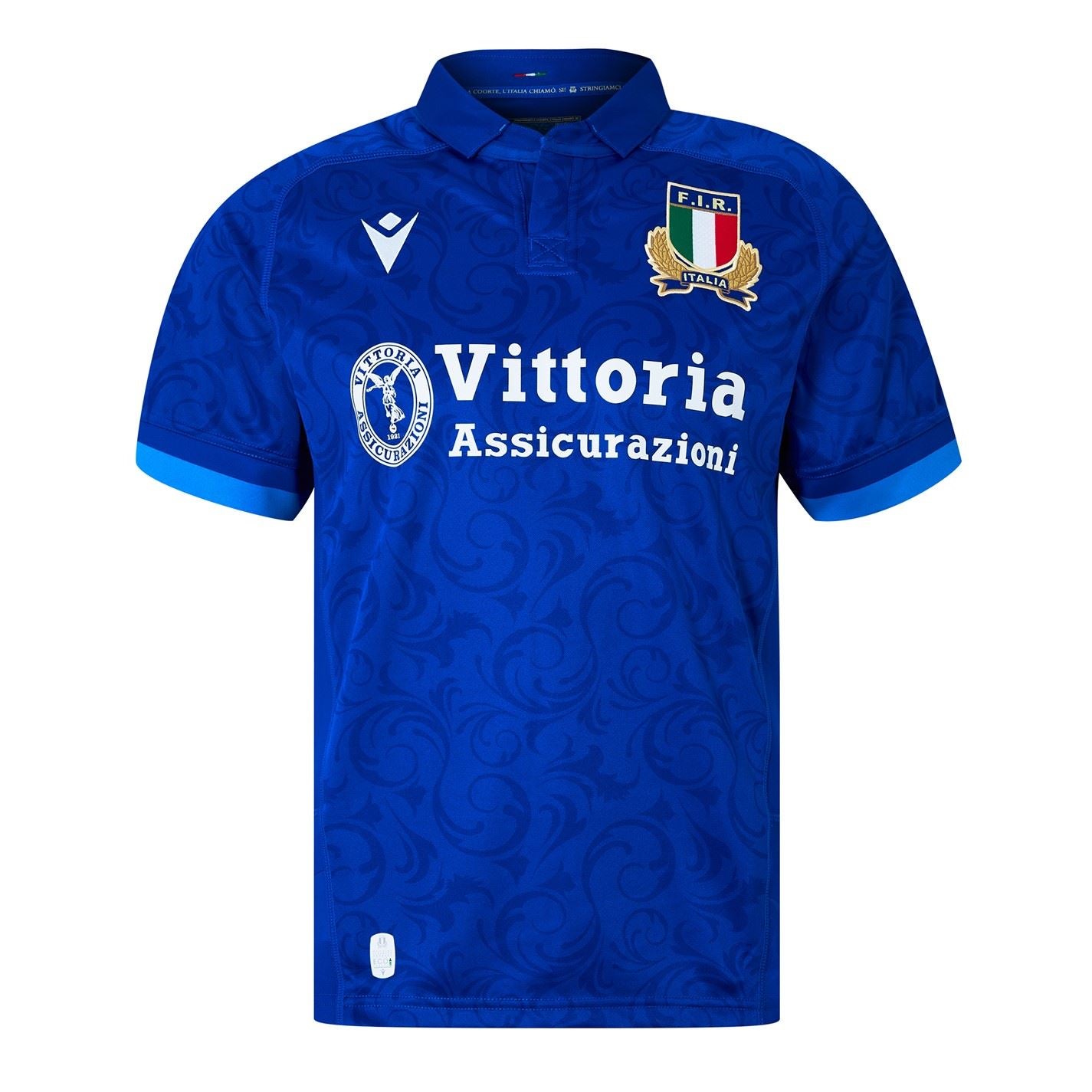 Macron Italia Rugby Home Shirt 2024 Adults