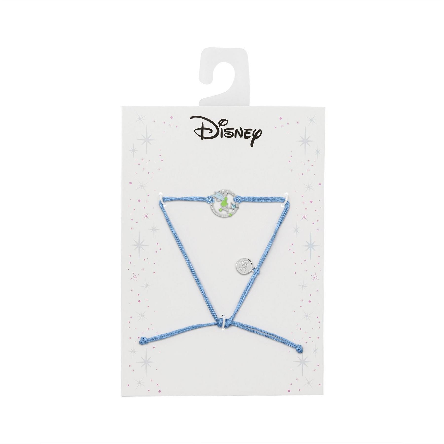 Disney Kids Tinkerbell Adjustable Cord Charm Bracelet