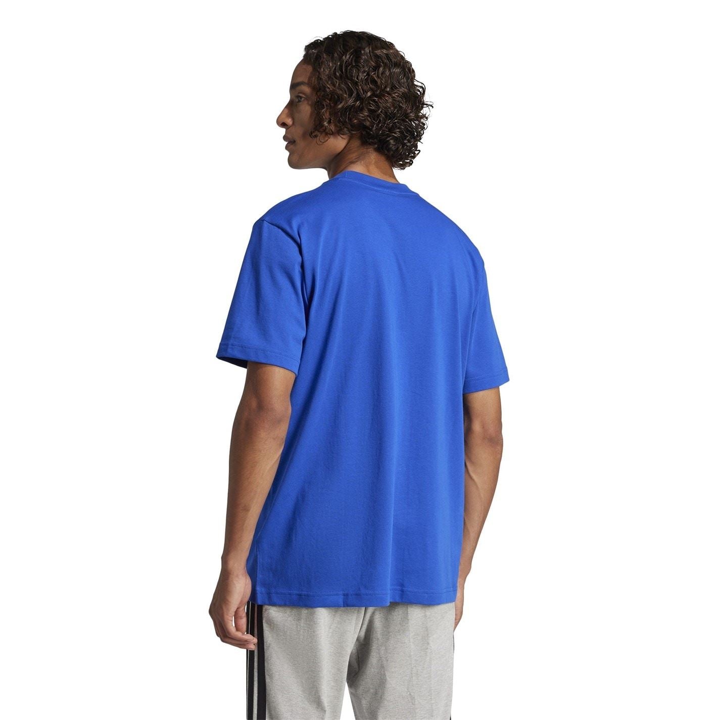 adidas Mens Essentials Single Jersey Logo T-Shirt