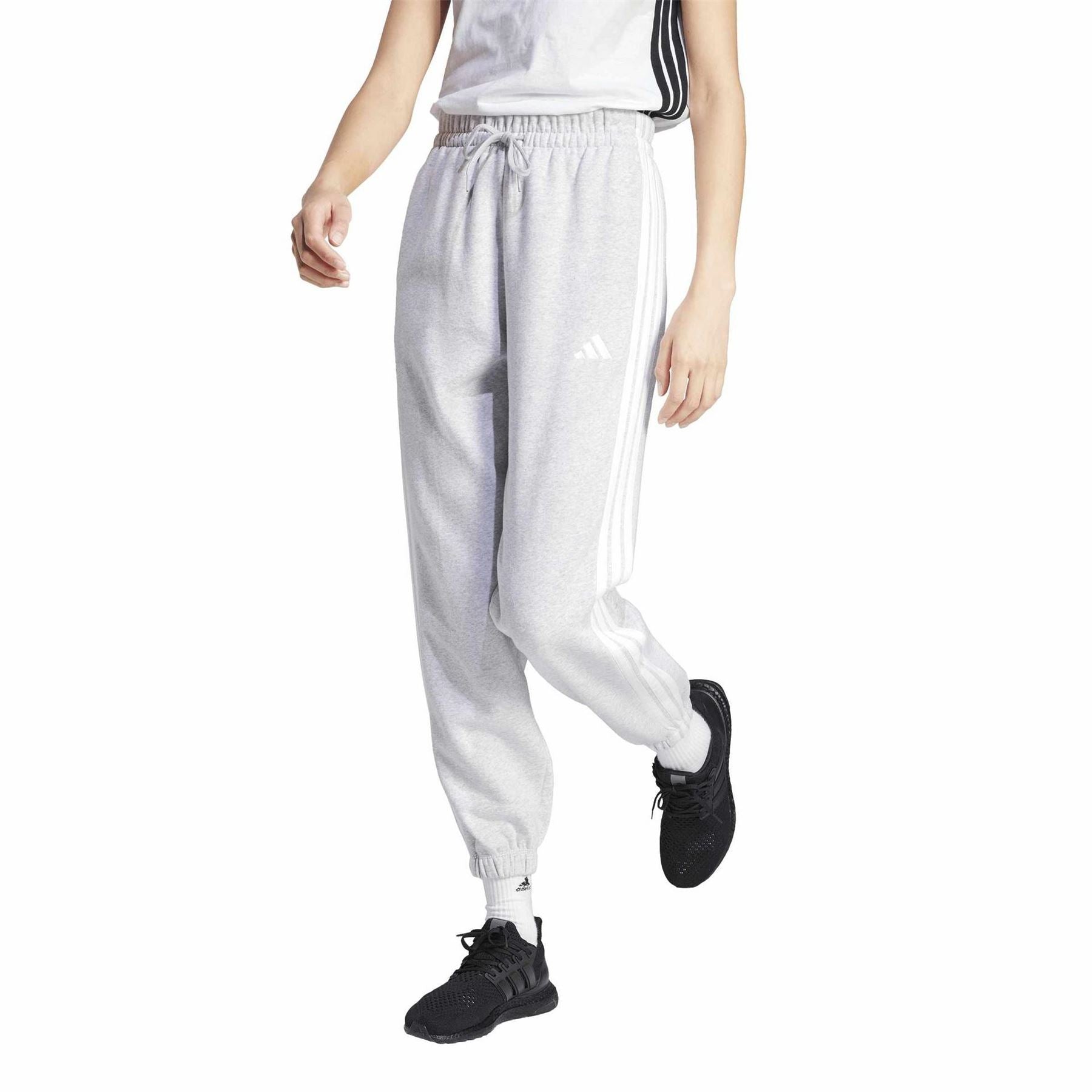 adidas Womens Essentials 3 Stripes Pants Slim