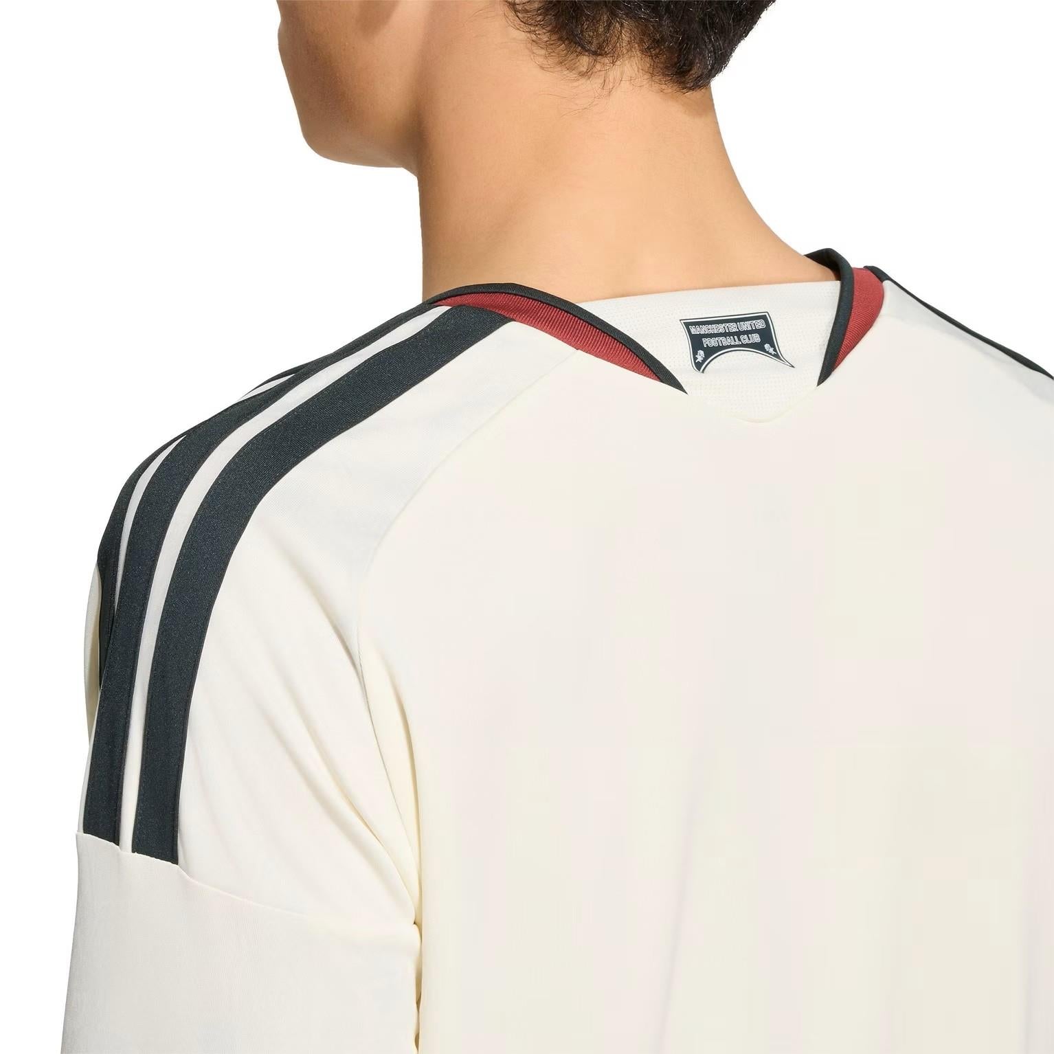 adidas Manchester United Third Long Sleeve Slim Fit Football Shirt