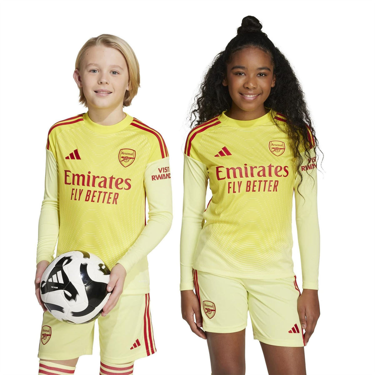 adidas Arsenal Long Sleeve Goalkeeper Shirt 2025 2026 Juniors