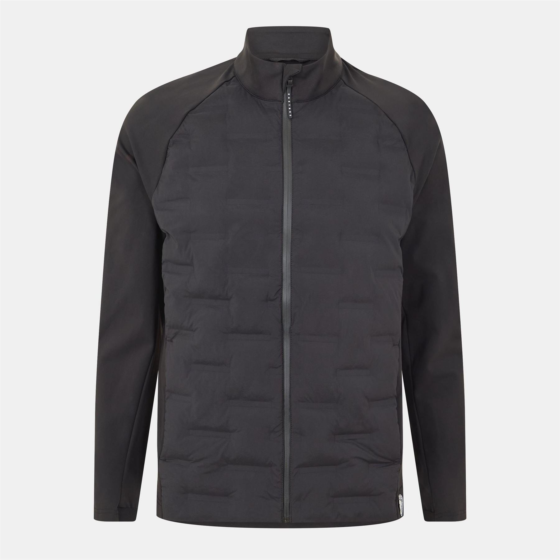 Castore High Neck Ribbed Cuff Hybrid Jacket