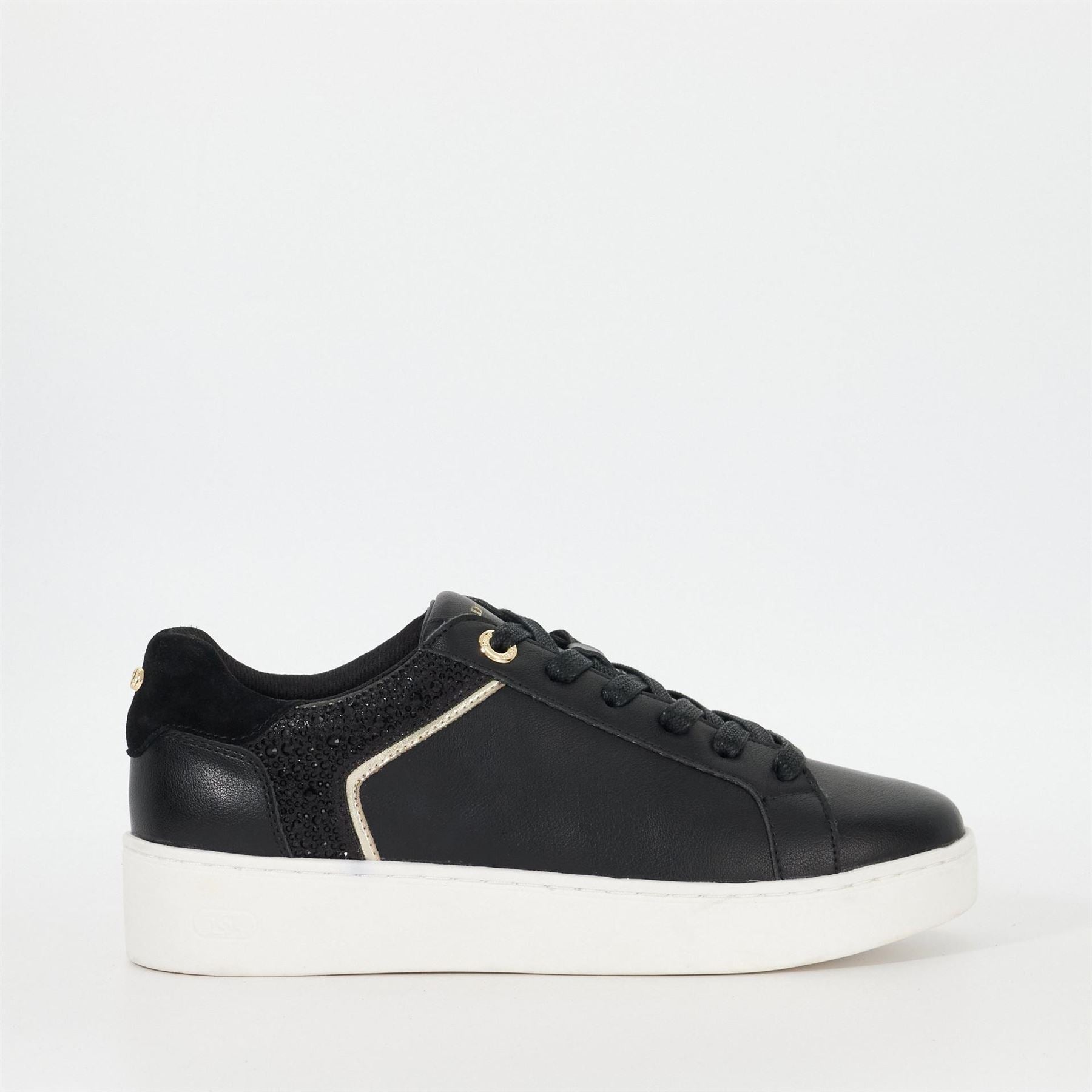 Dune London Elli Lace Up Low Top Sneakers