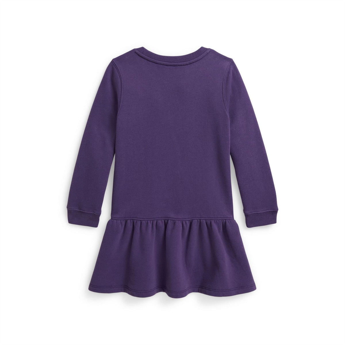 Polo Ralph Lauren Teddy Bear Print Crew Neck Long Sleeve Knee Length Sweatshirt Dress