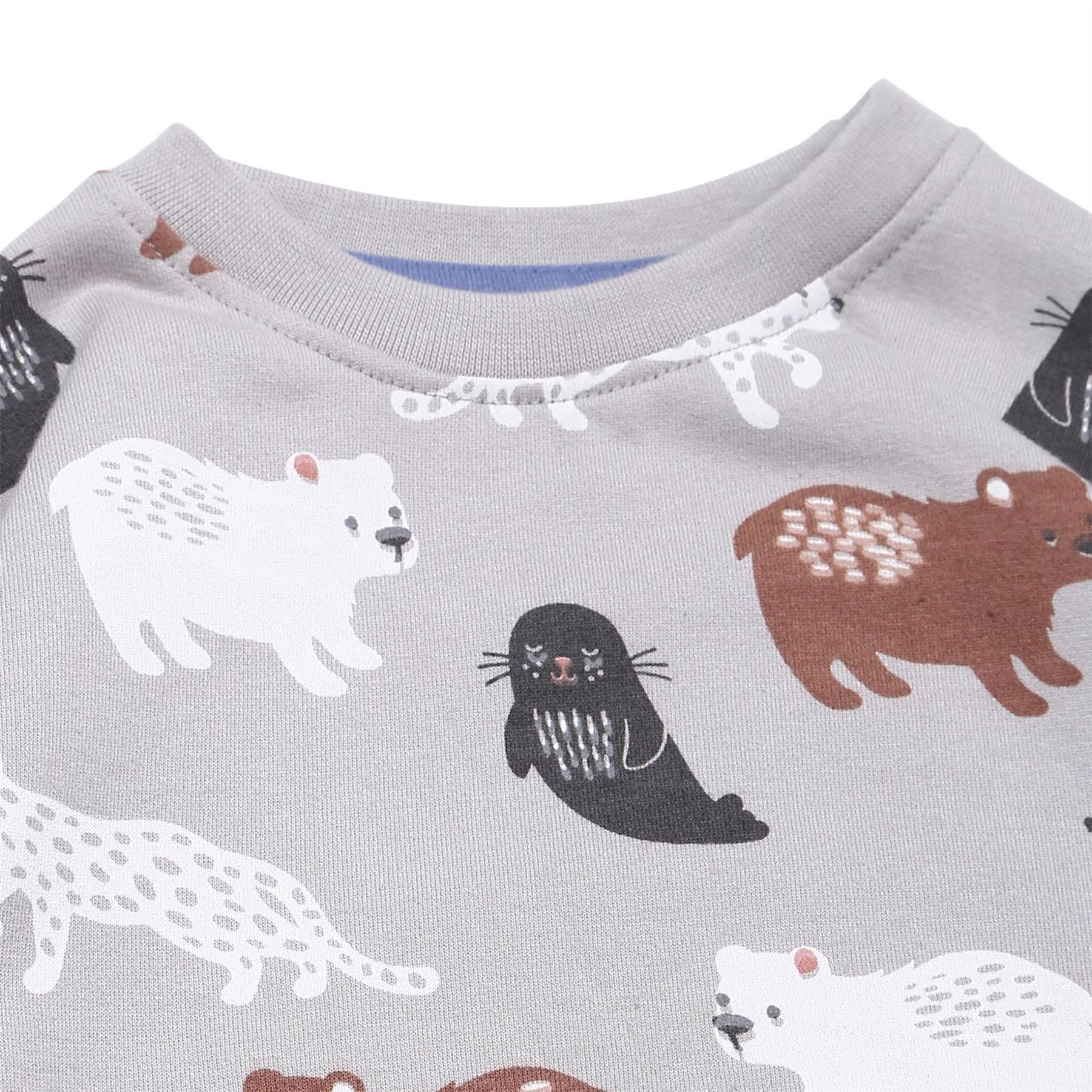 Lilly and Sid Animal Raglan Sleeve Sweatshirt