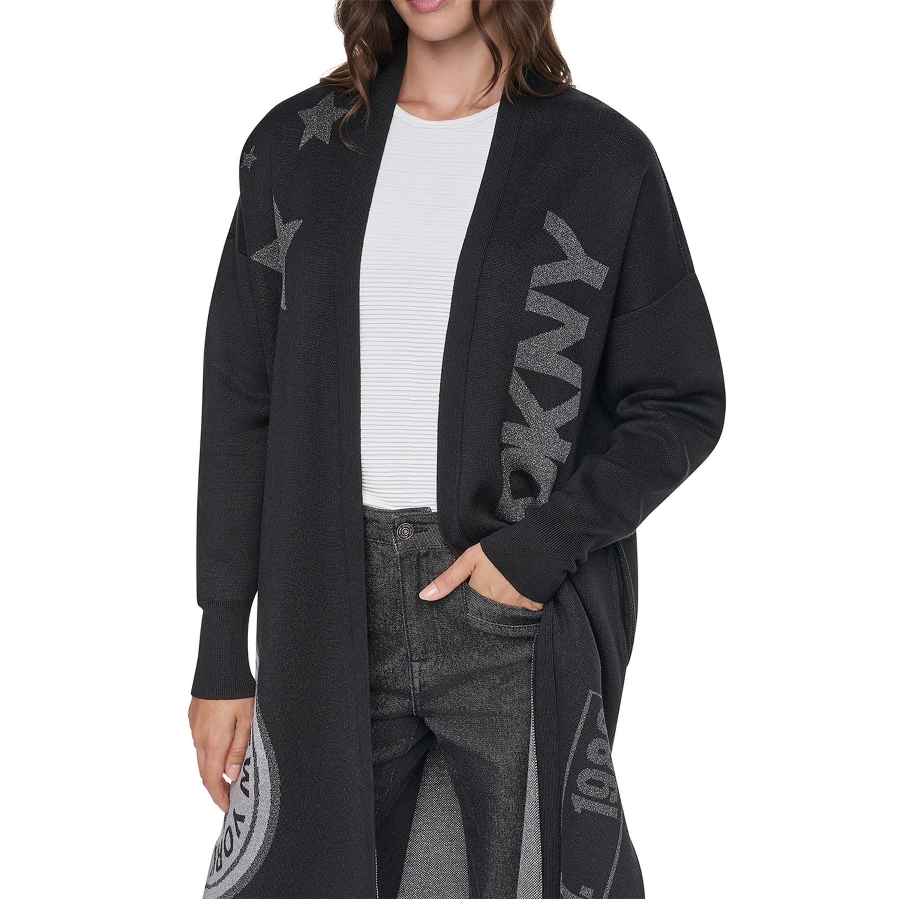 DKNY Patch Cardi Ld64