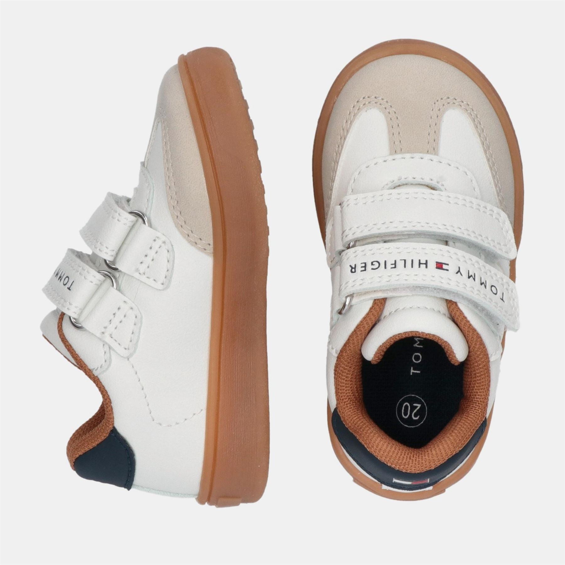 Tommy Hilfiger Kids Velcro Low Top Trainers