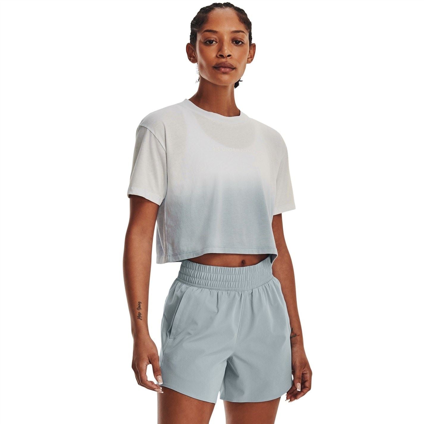 Under Armour Cropped Crew Neck Relaxed Fit T-Shirt