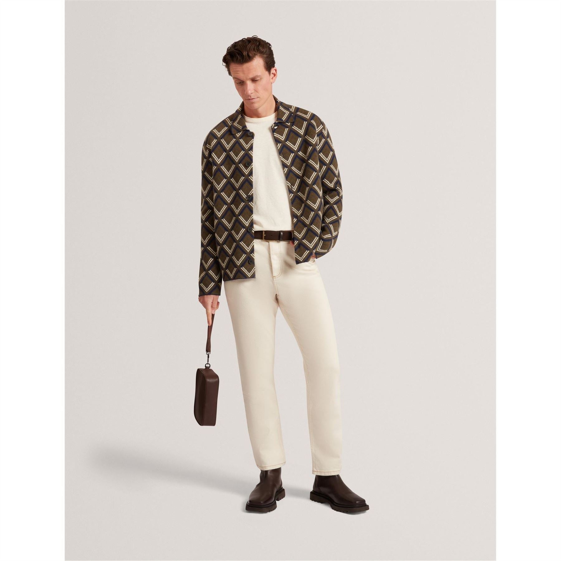 Ted Baker Jacquard Hybrid Jacket