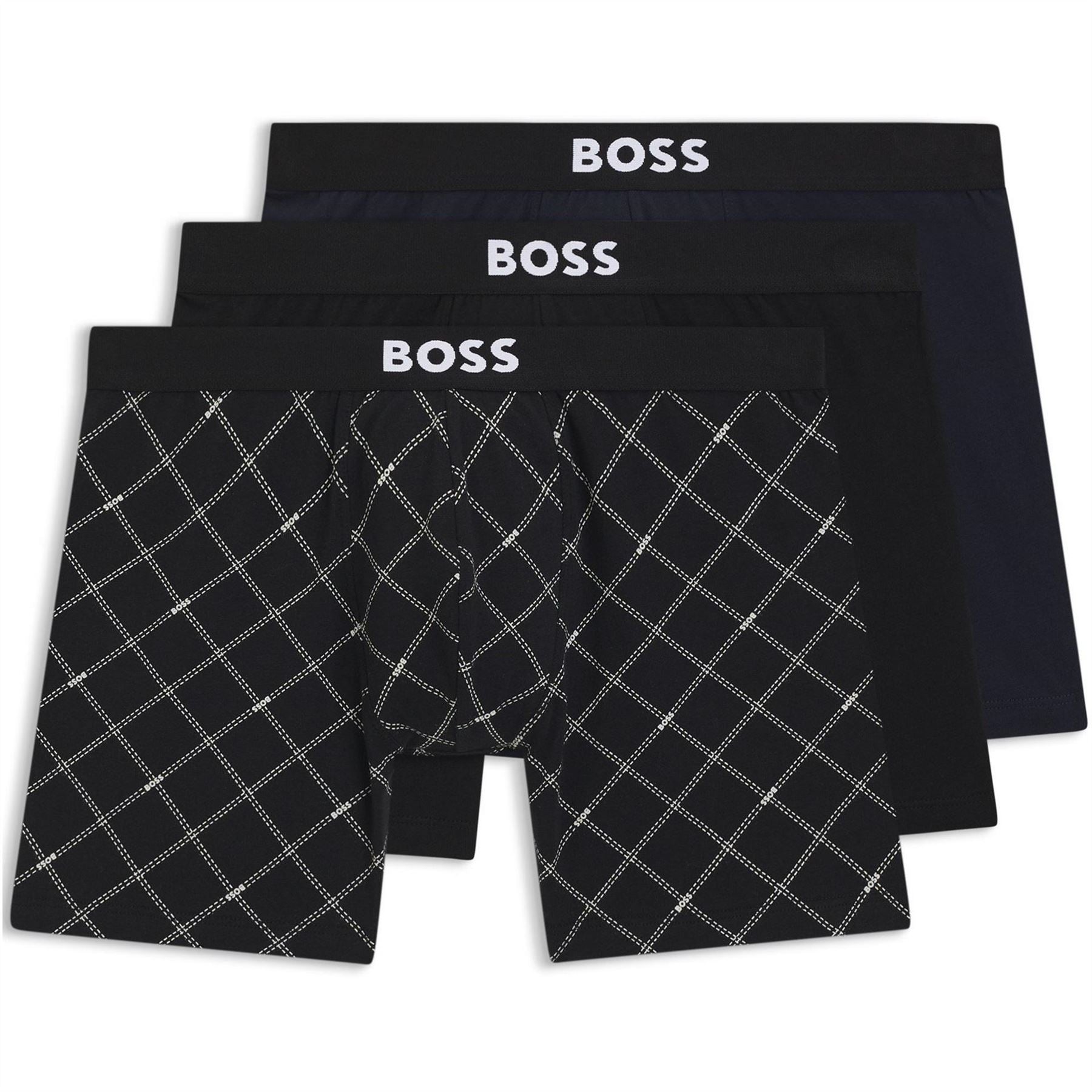 Boss Pack Of Logo Waistband Boxer Briefs