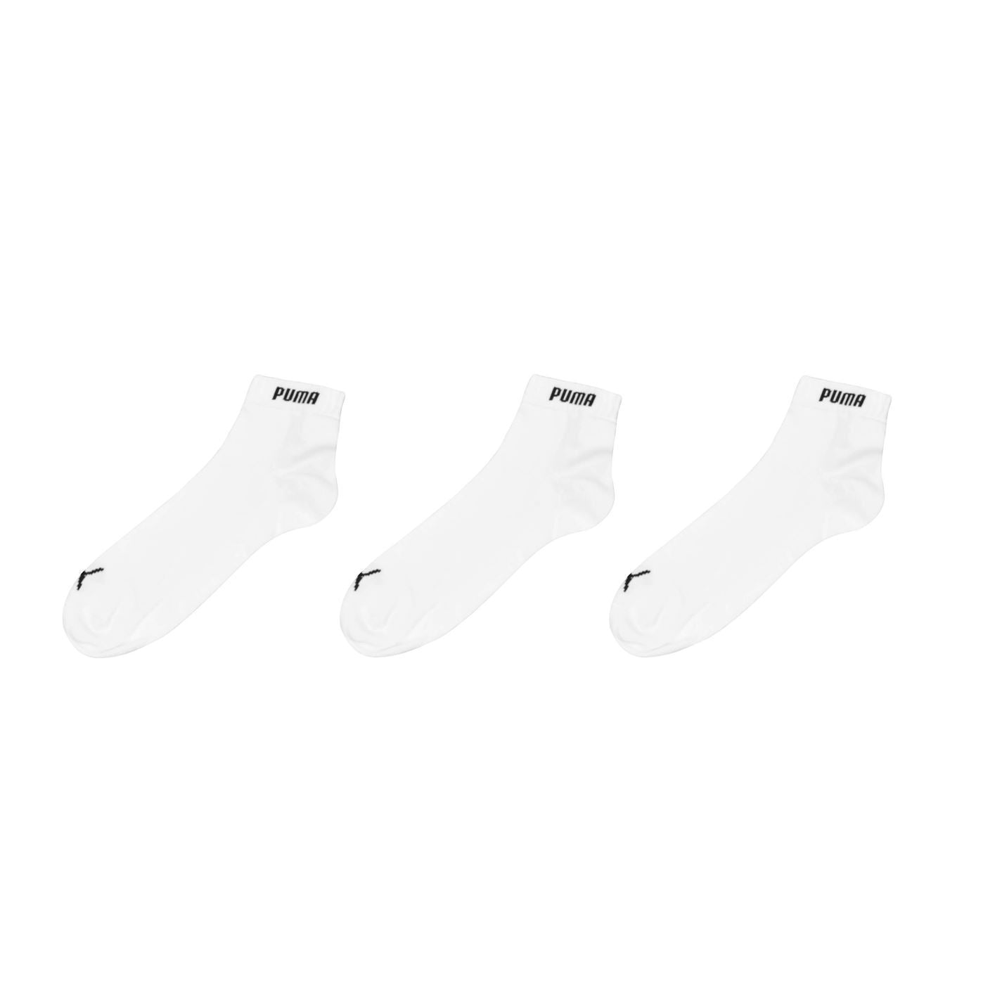 Puma Mens 3 Pack Quarter Socks