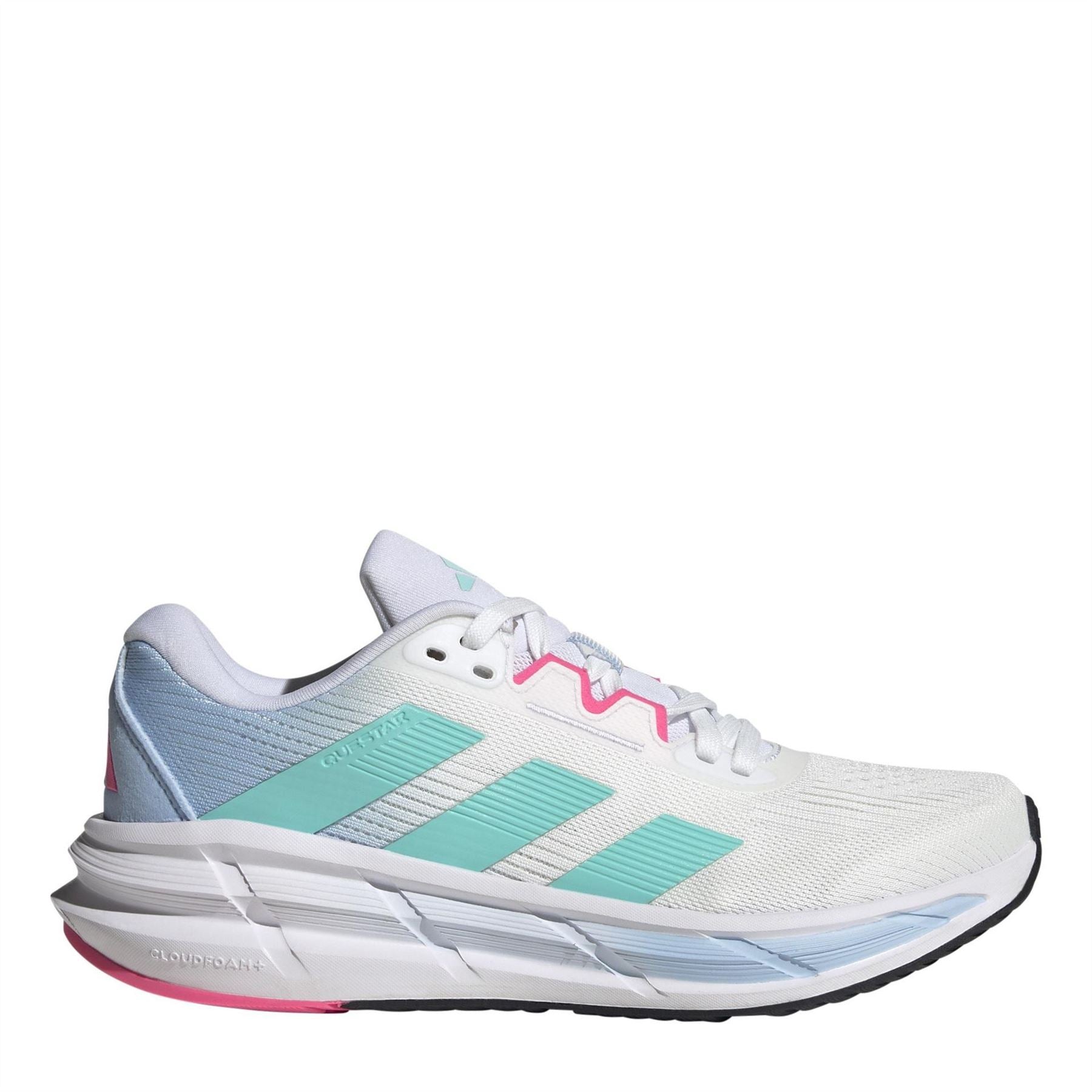 adidas Questar 3 Lace Up Low Top Sneakers