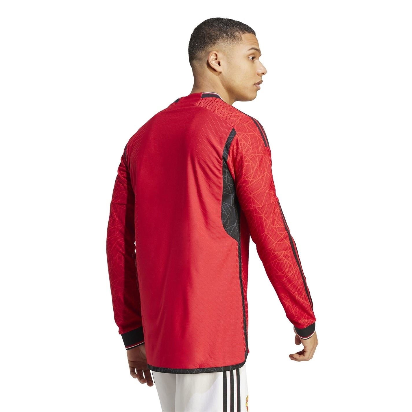 adidas MUFC Crew Neck Raglan Sleeve Jersey Shirt
