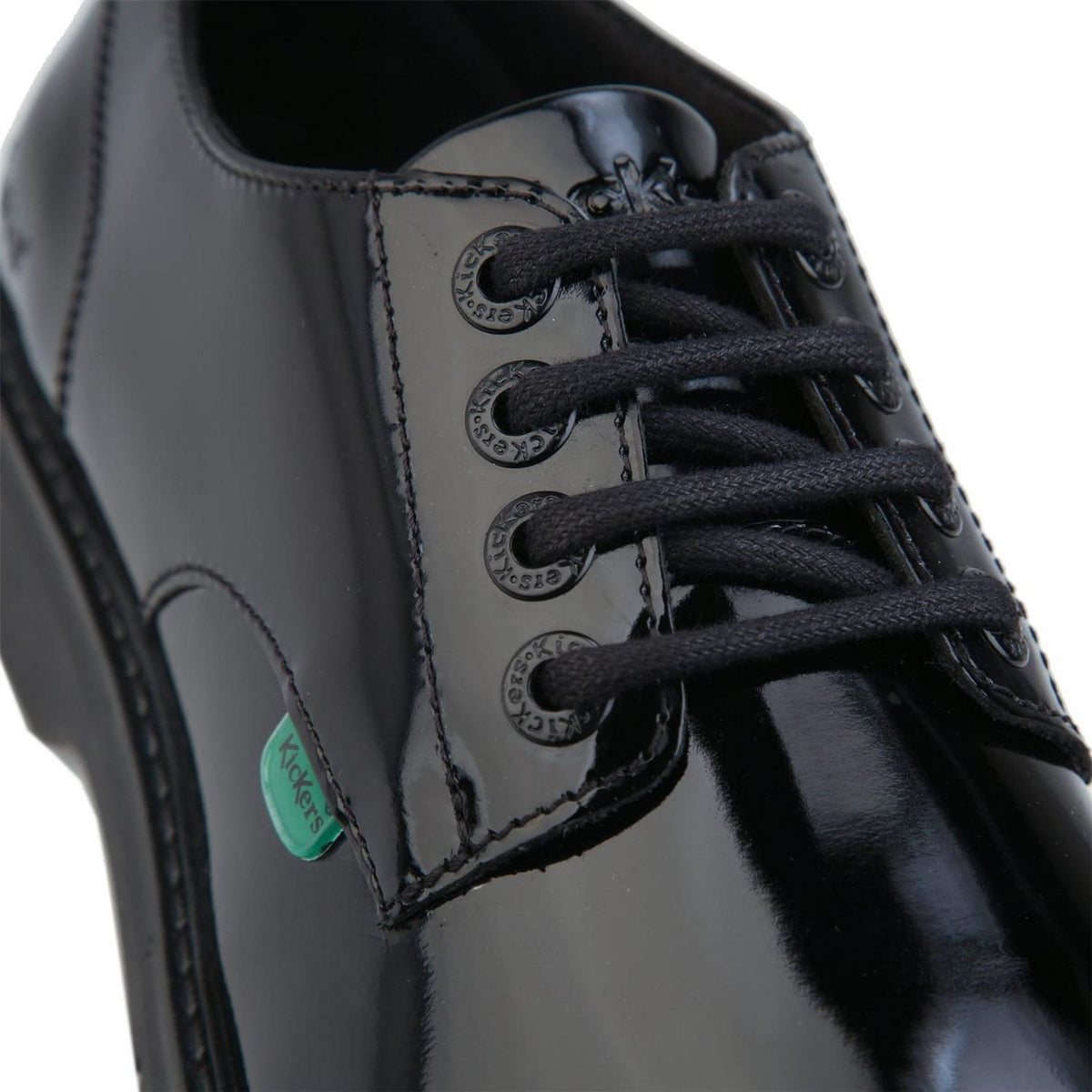 Kickers Finley Lace Up Patent Shoes