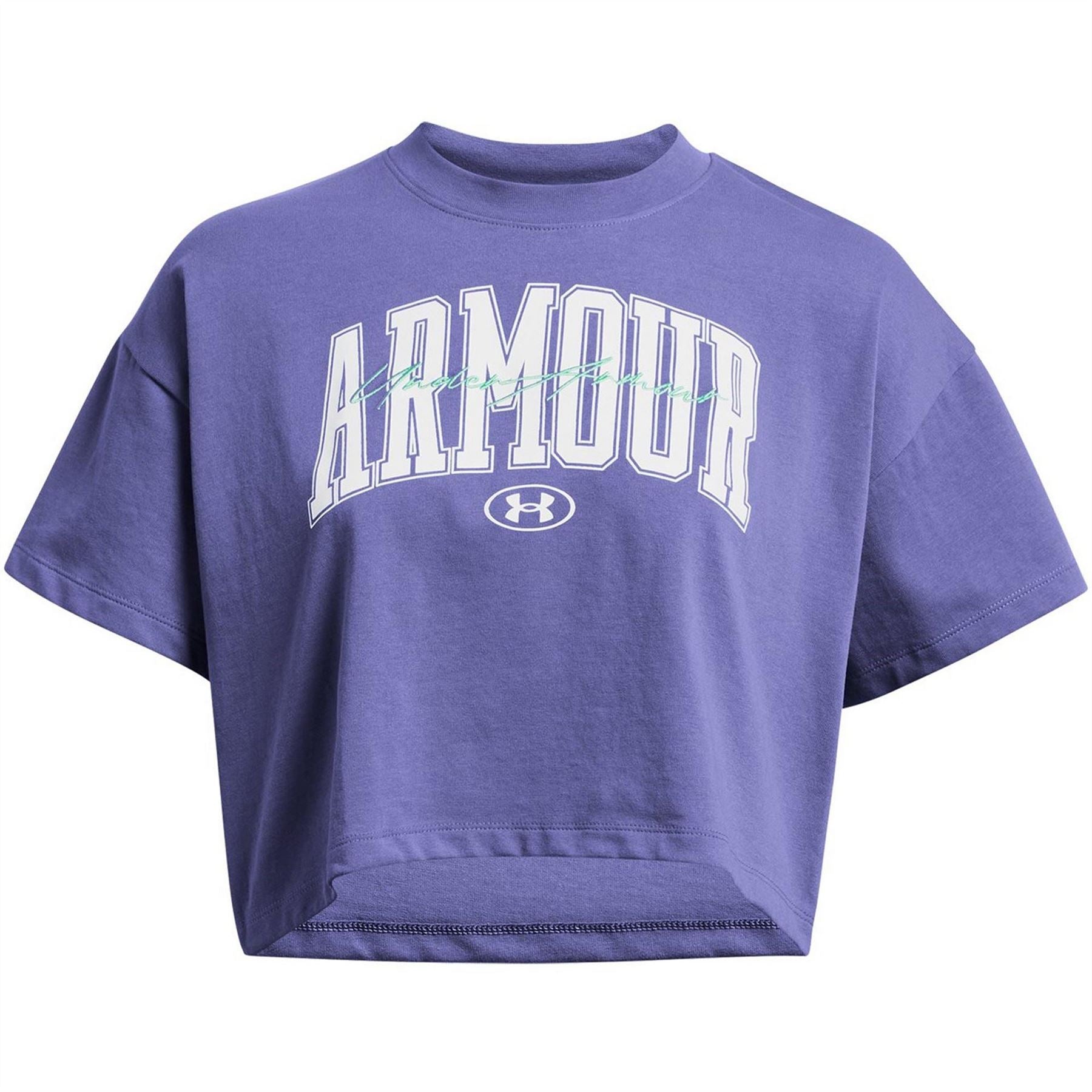 Under Armour Crew Neck Drop Shoulder Boyfriend T-Shirt