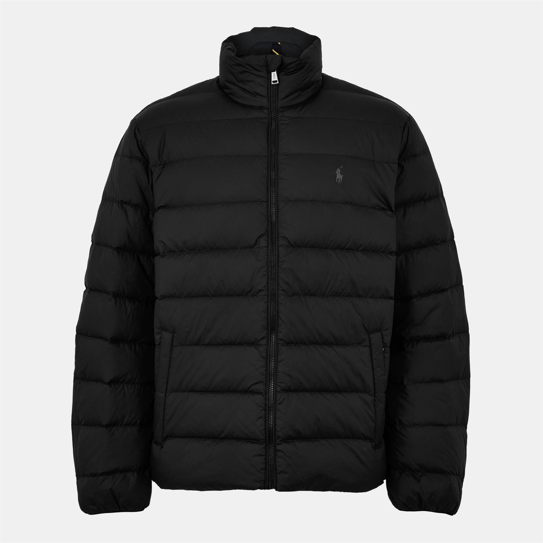 Polo Ralph Lauren Colden Solid Patterned Puffer Jacket with Zipped Pocket