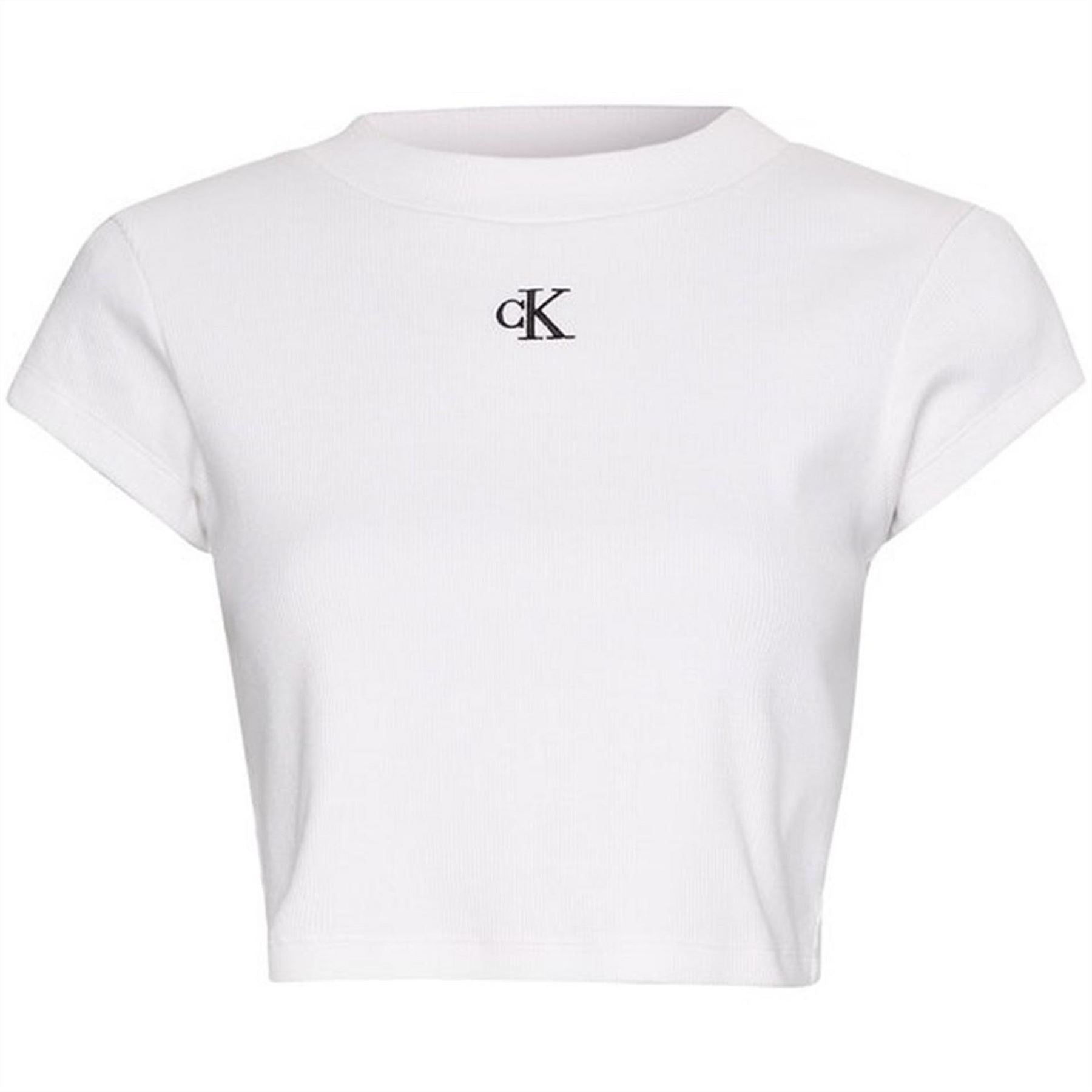 Calvin Klein Jeans Rib Cropped T-Shirt