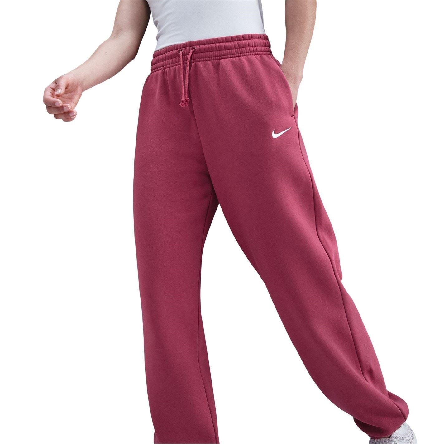 Nike Womens Sportswear Phoenix Fleece Mid Rise Sweatpants