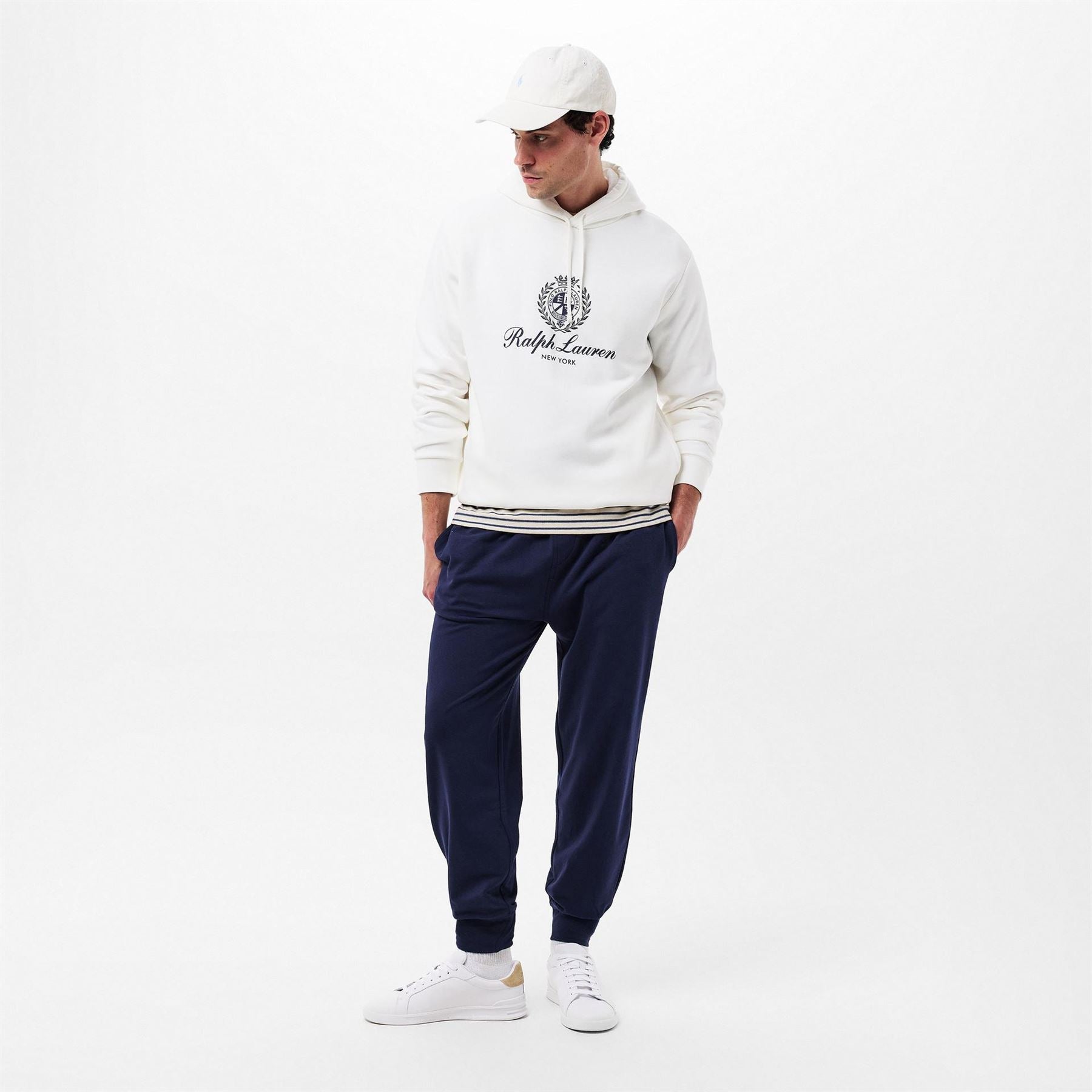 Polo Ralph Lauren Tonal Taped Closed Hem Jersey Joggers