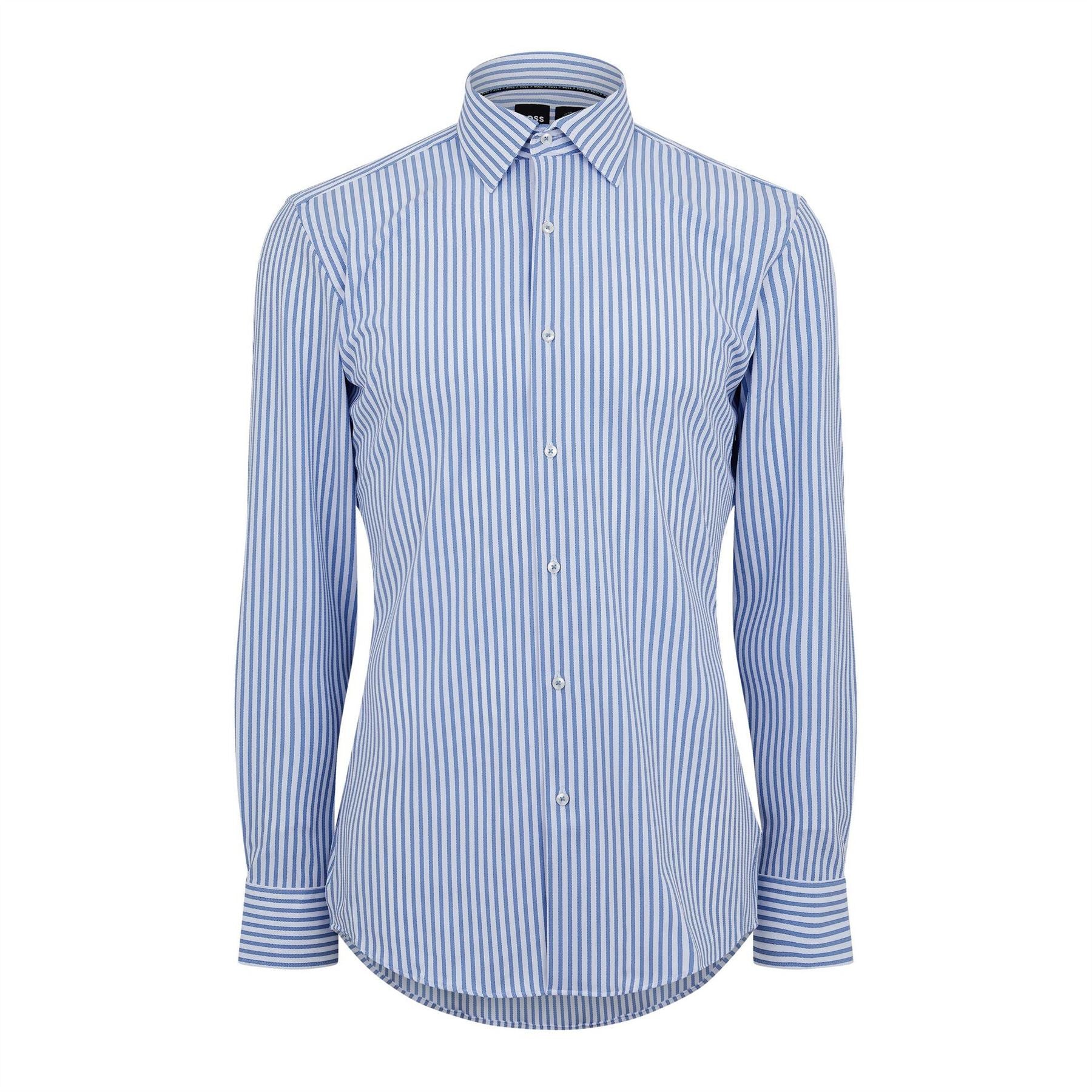 Boss Hbb P Hank Stripe Patterned Long Sleeve Shirt