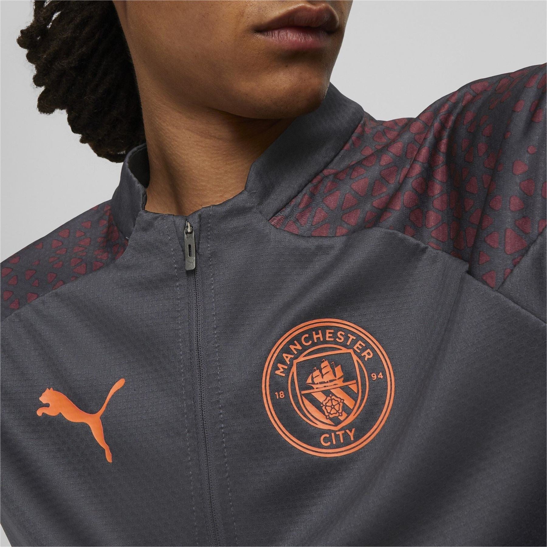 Puma Manchester City Training Quarter Zip Top 2023 2024 Adults
