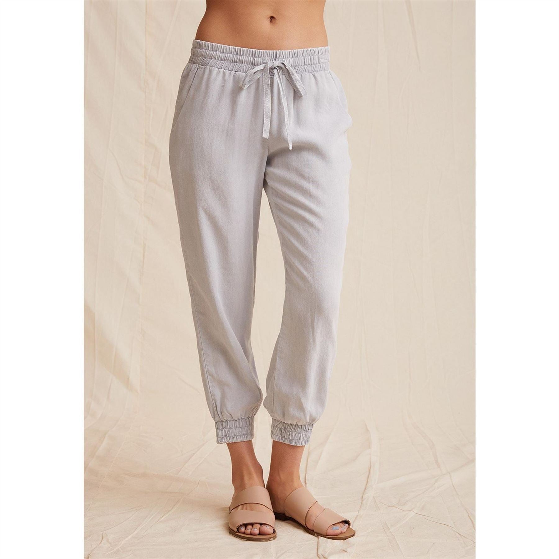 Bella Dahl Easy Solid Patterned Straight Joggers