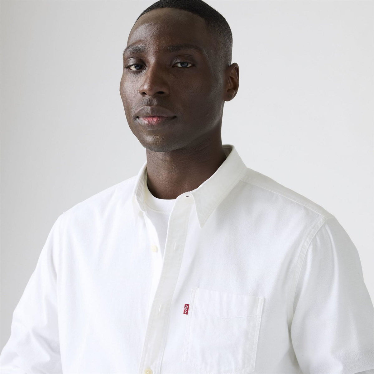 Levis Regular Fit Collared Neck Long Sleeve Shirt with Chest Pocket