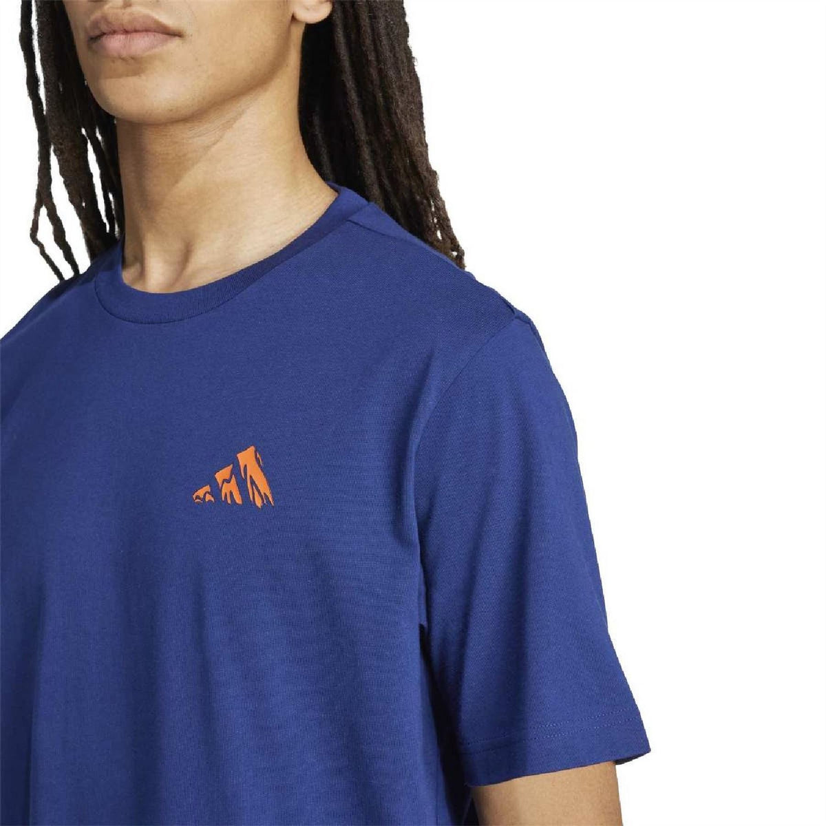 adidas Doodle Hunt Graphic Crew Neck Short Sleeve T-Shirt