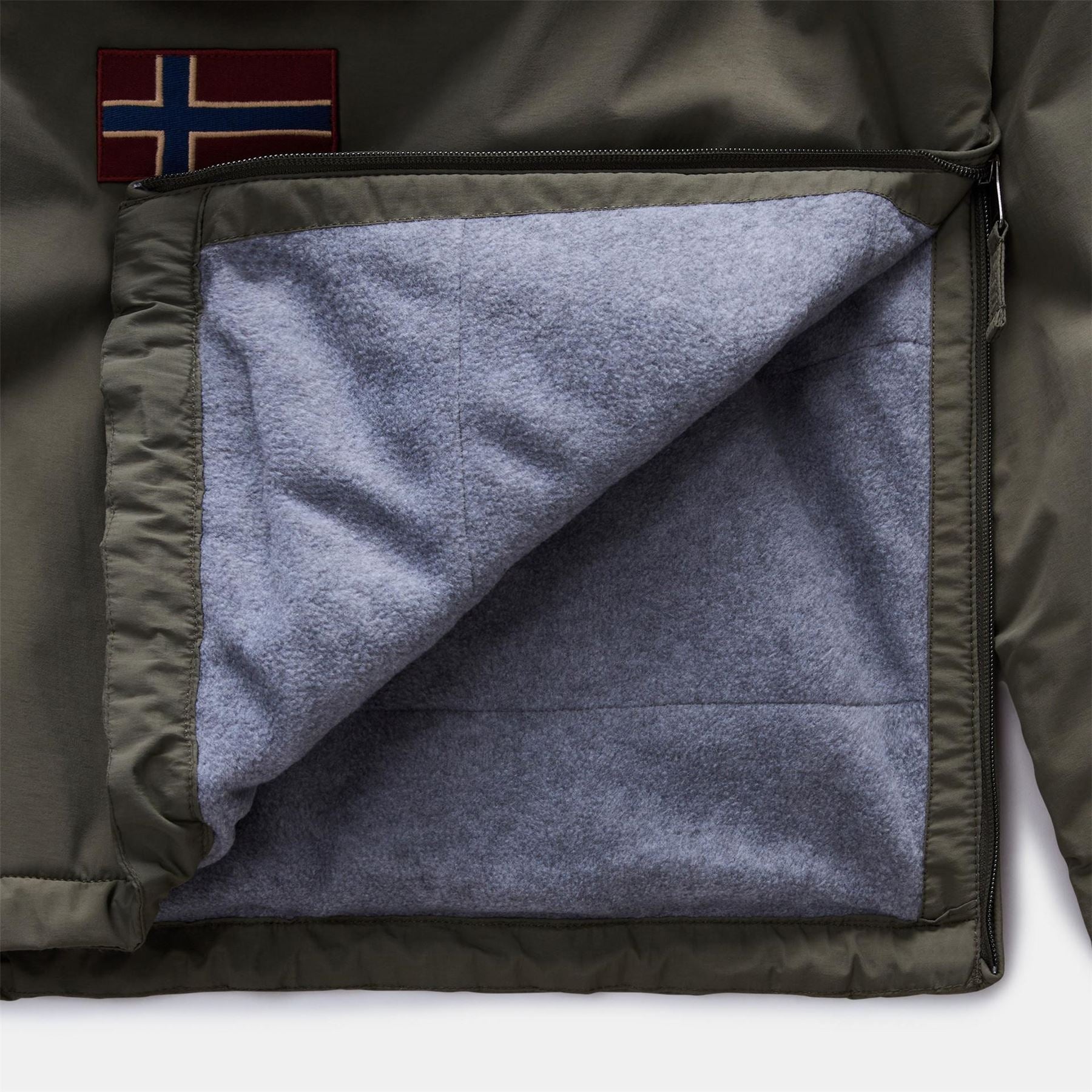 Napapijri Rainforest Water Resistant Hooded Long Sleeve Rain Anorak