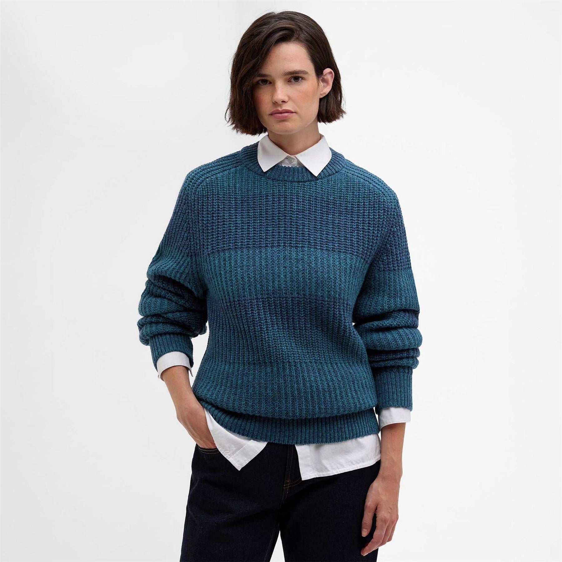 Paul Smith X Barbour Paul Smith Saddle Crew Neck Jumper