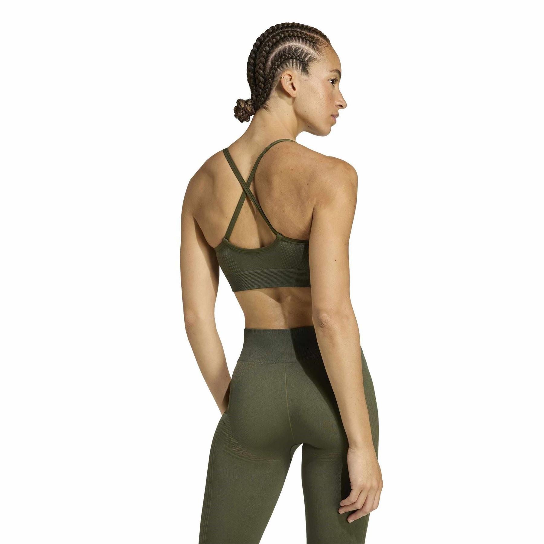 adidas Snug Fit Sports Bra with Spaghetti Straps