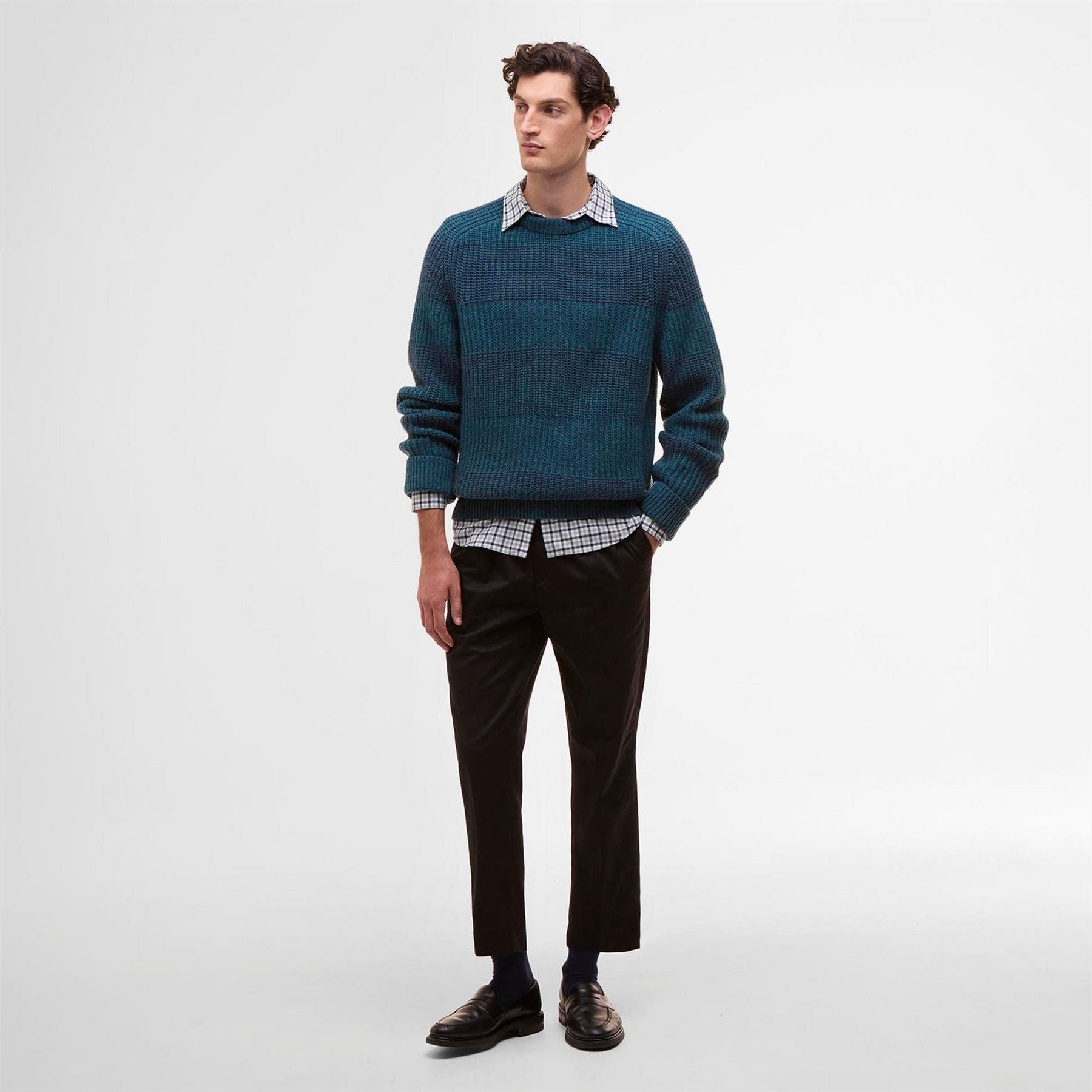 Paul Smith X Barbour Paul Smith Saddle Crew Neck Jumper