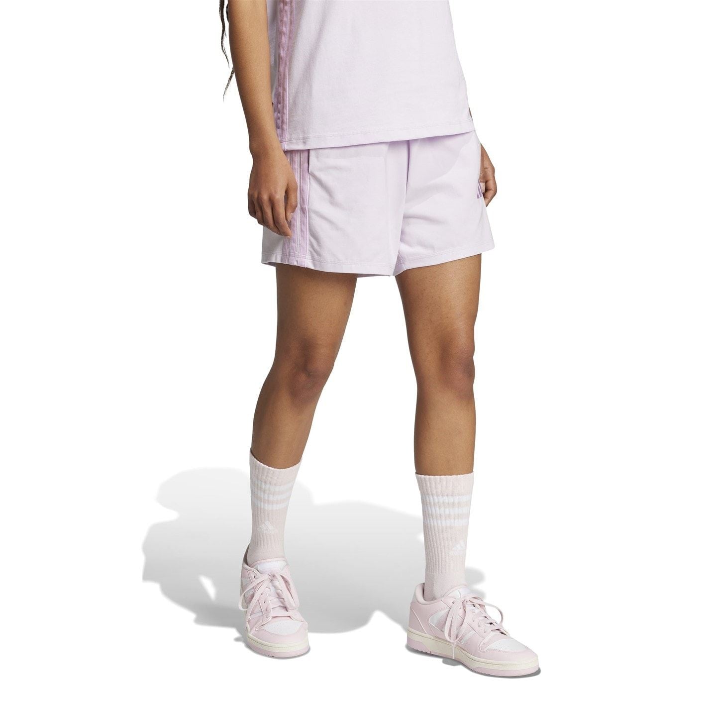 adidas Womens Essentials 3 Stripe Shorts