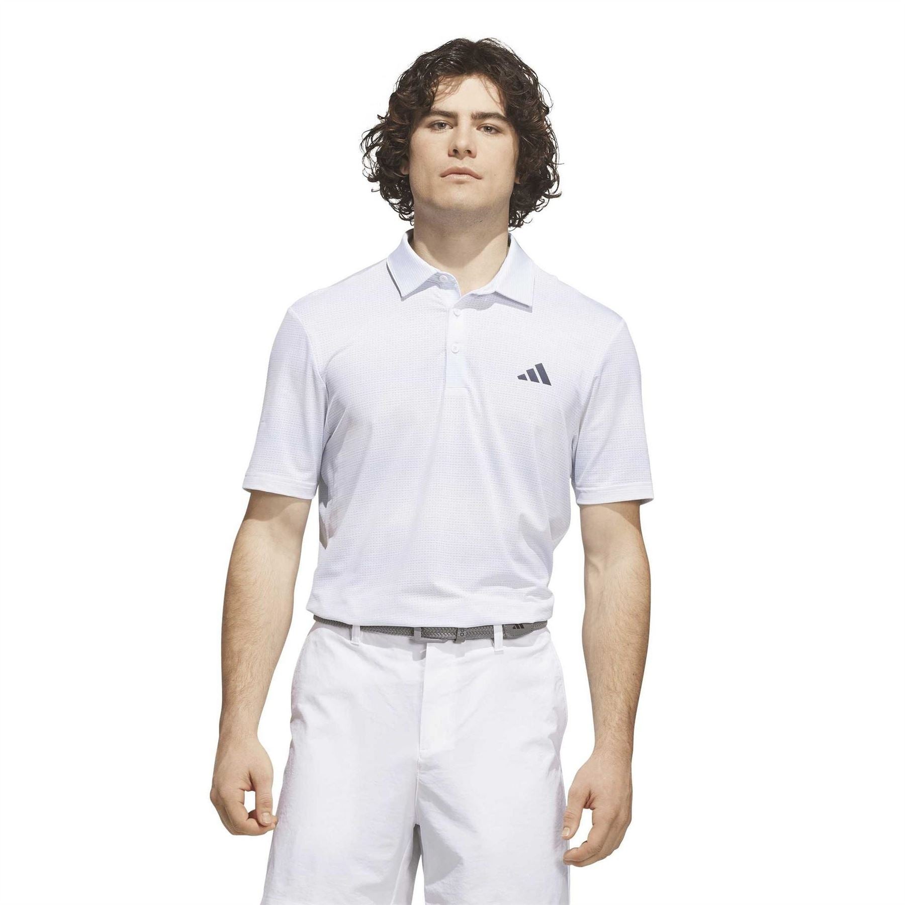 adidas Ultimate Mesh Collared Neck Short Sleeve Shirt