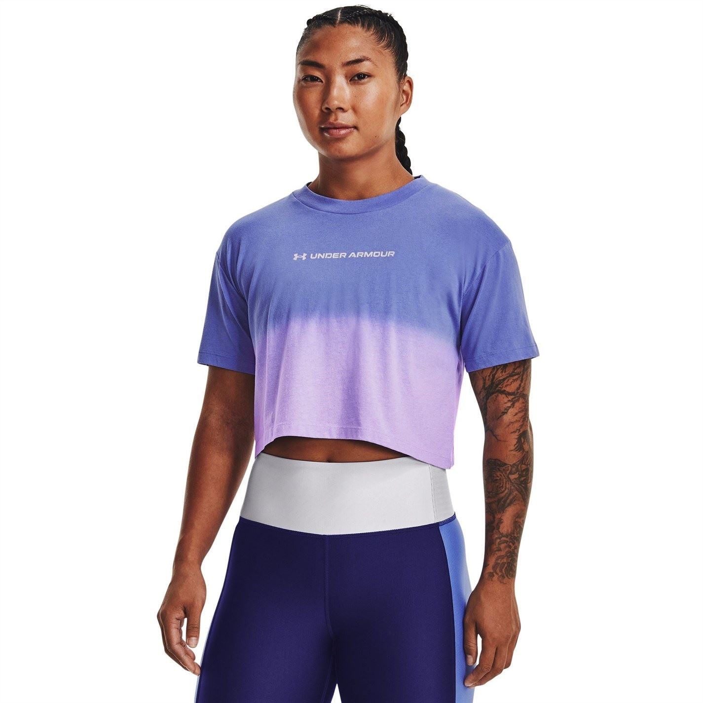 Under Armour Cropped Crew Neck Relaxed Fit T-Shirt