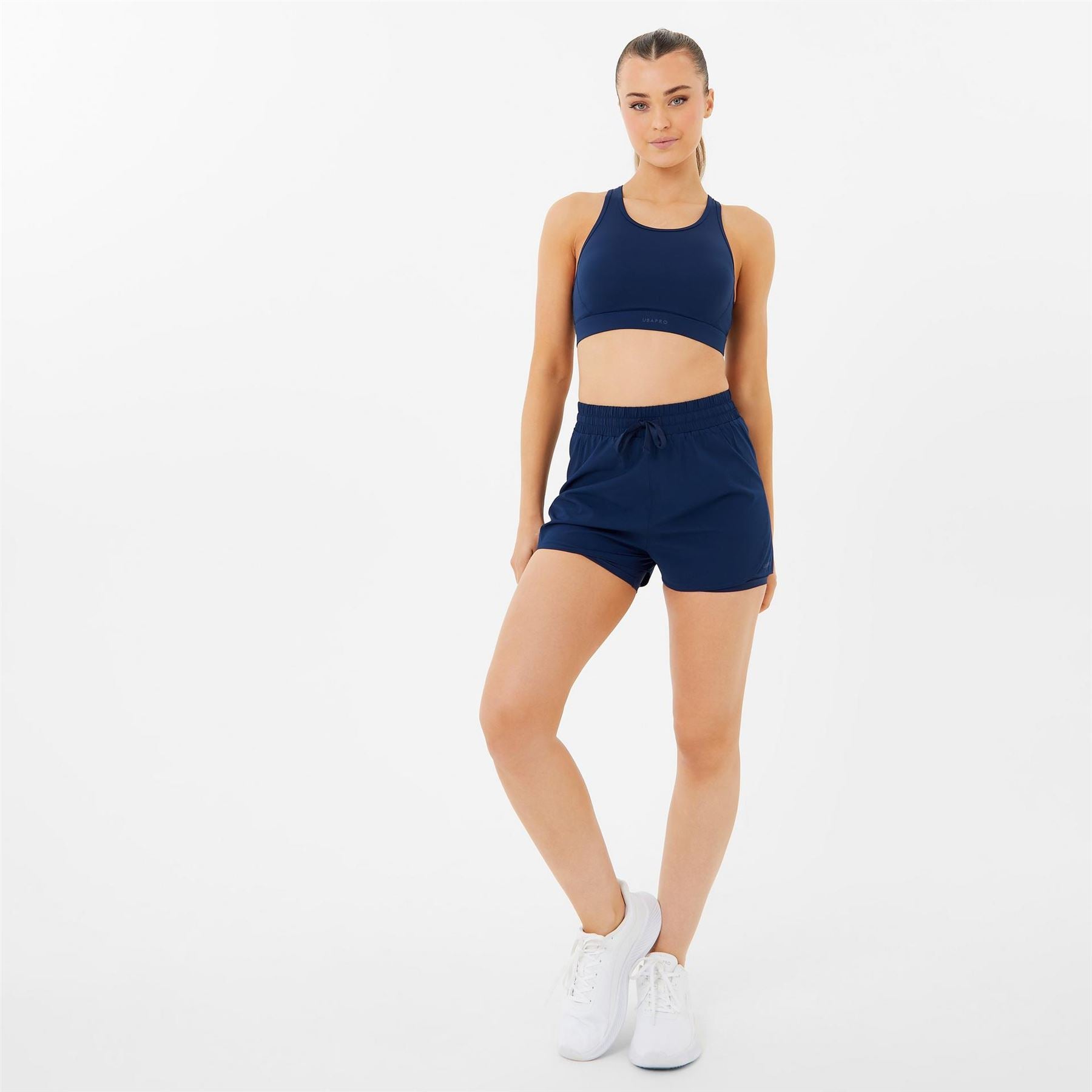 USA Pro Womens 2 In 1 Runner Shorts